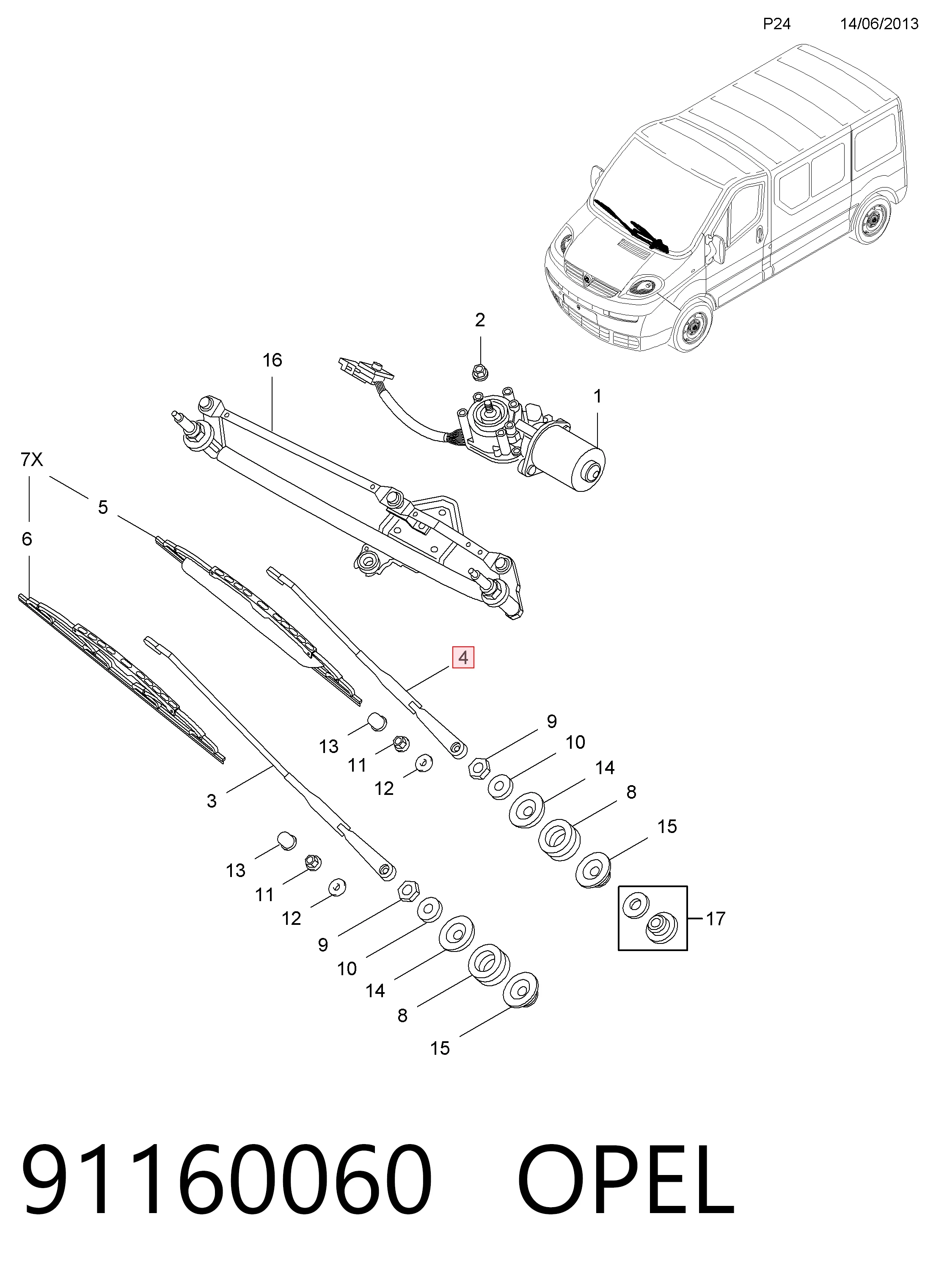 91160060 Opel