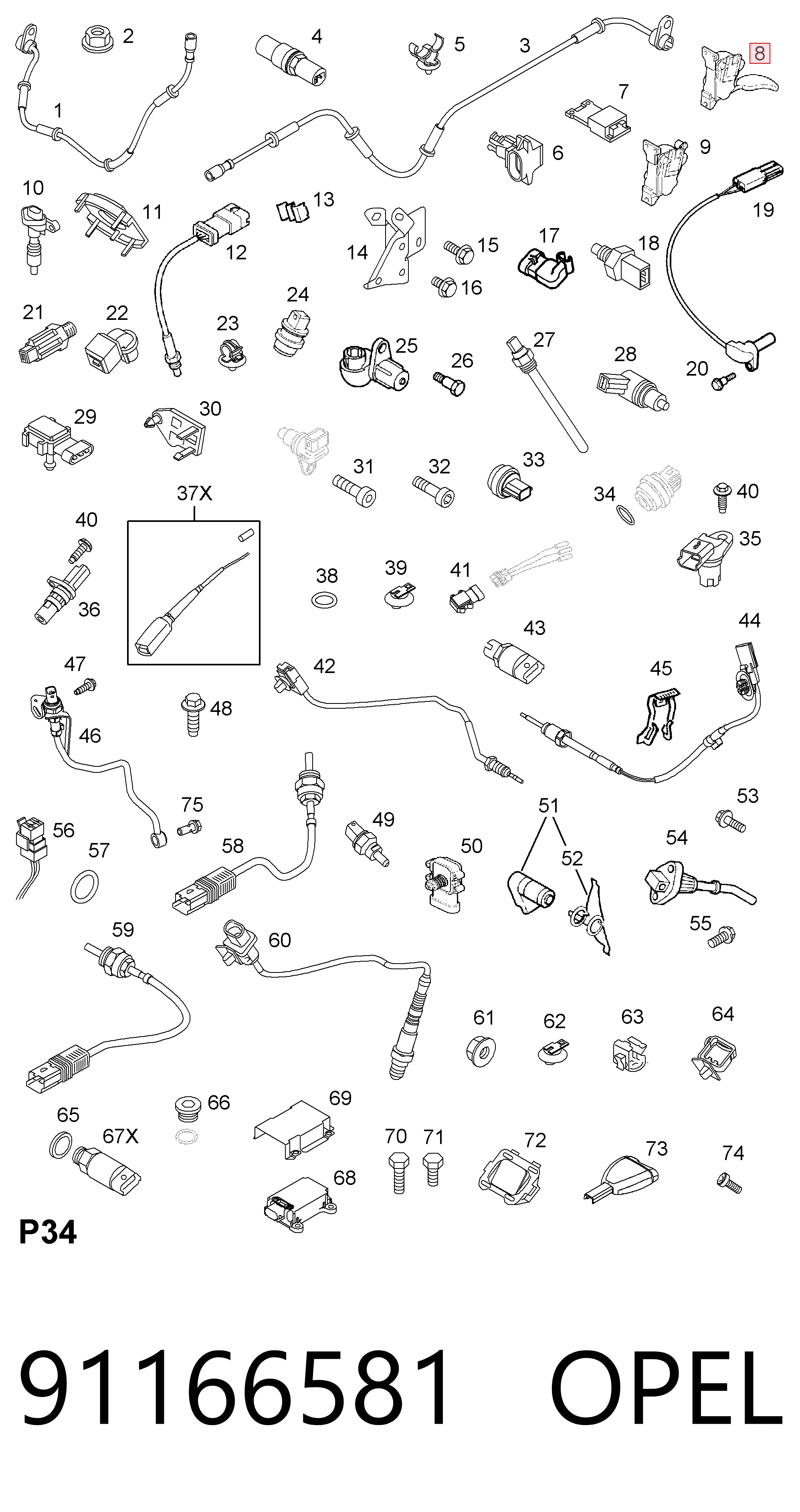 91166581 Opel