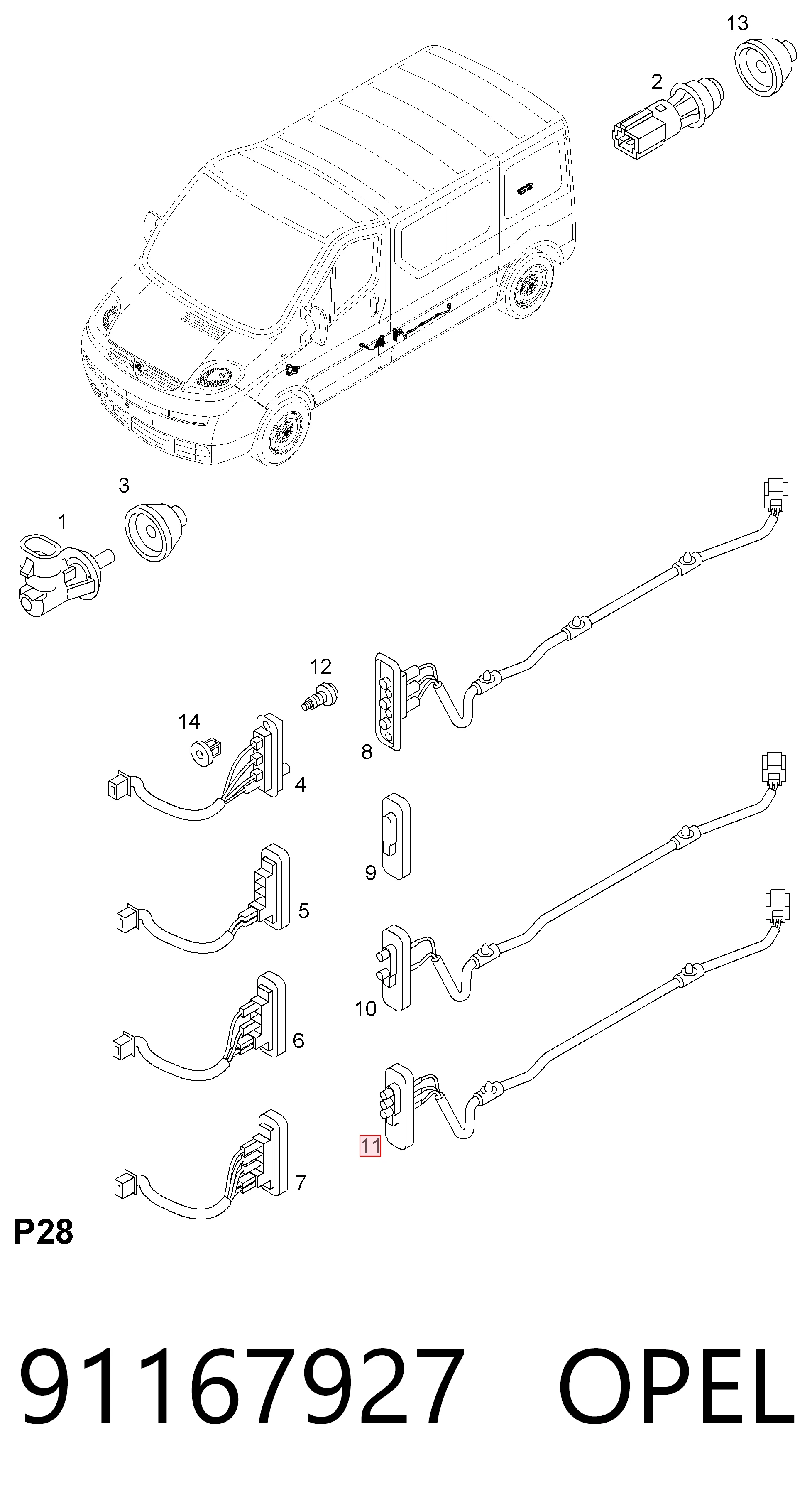 91167927 Opel