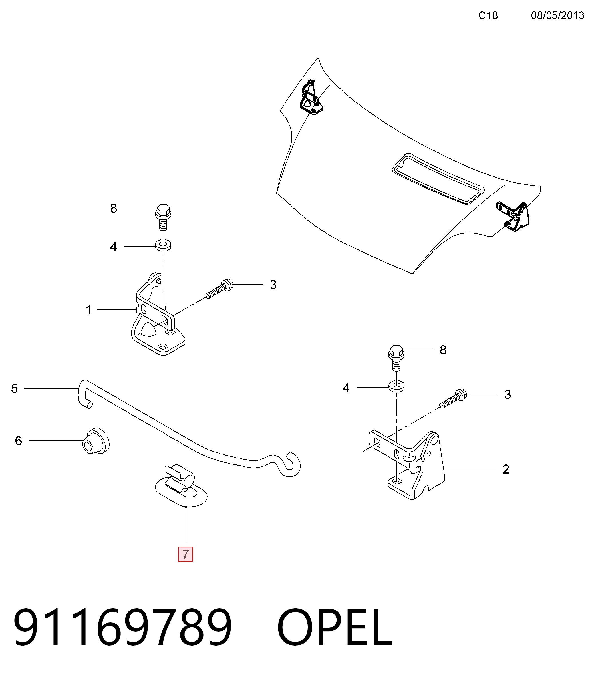 91169789 Opel
