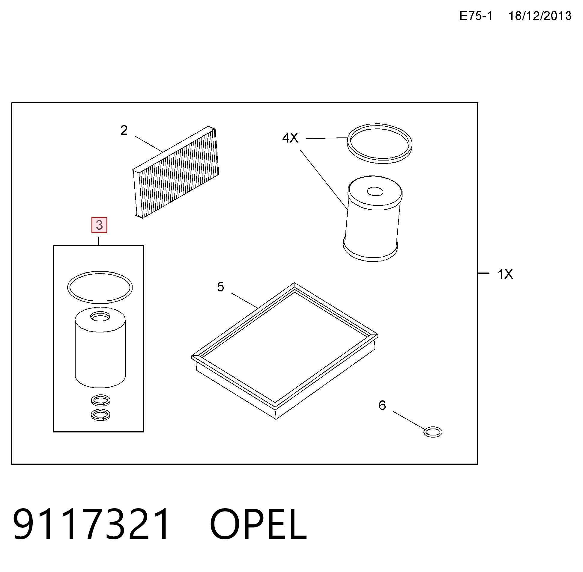 9117321 Opel