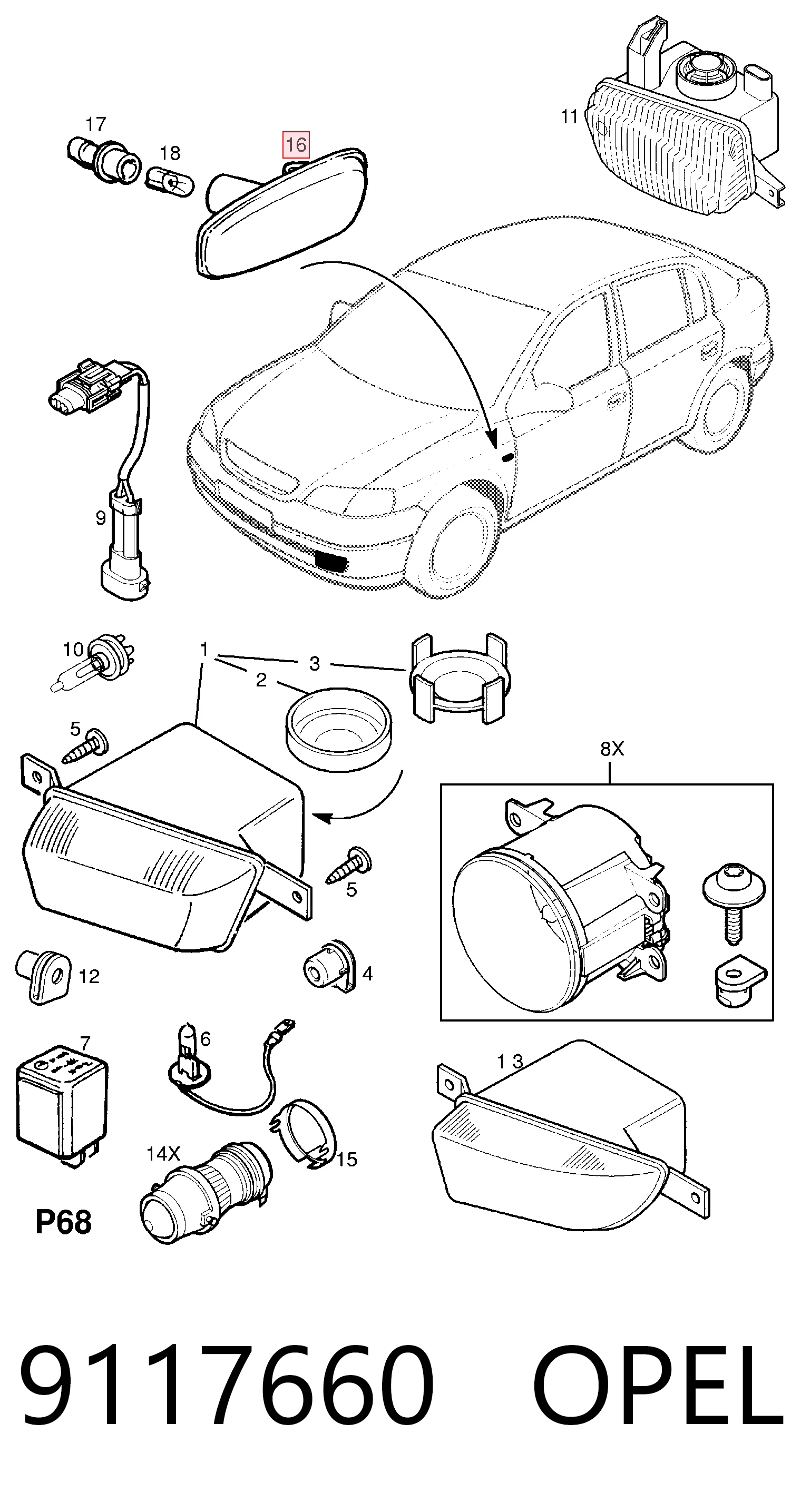 9117660 Opel