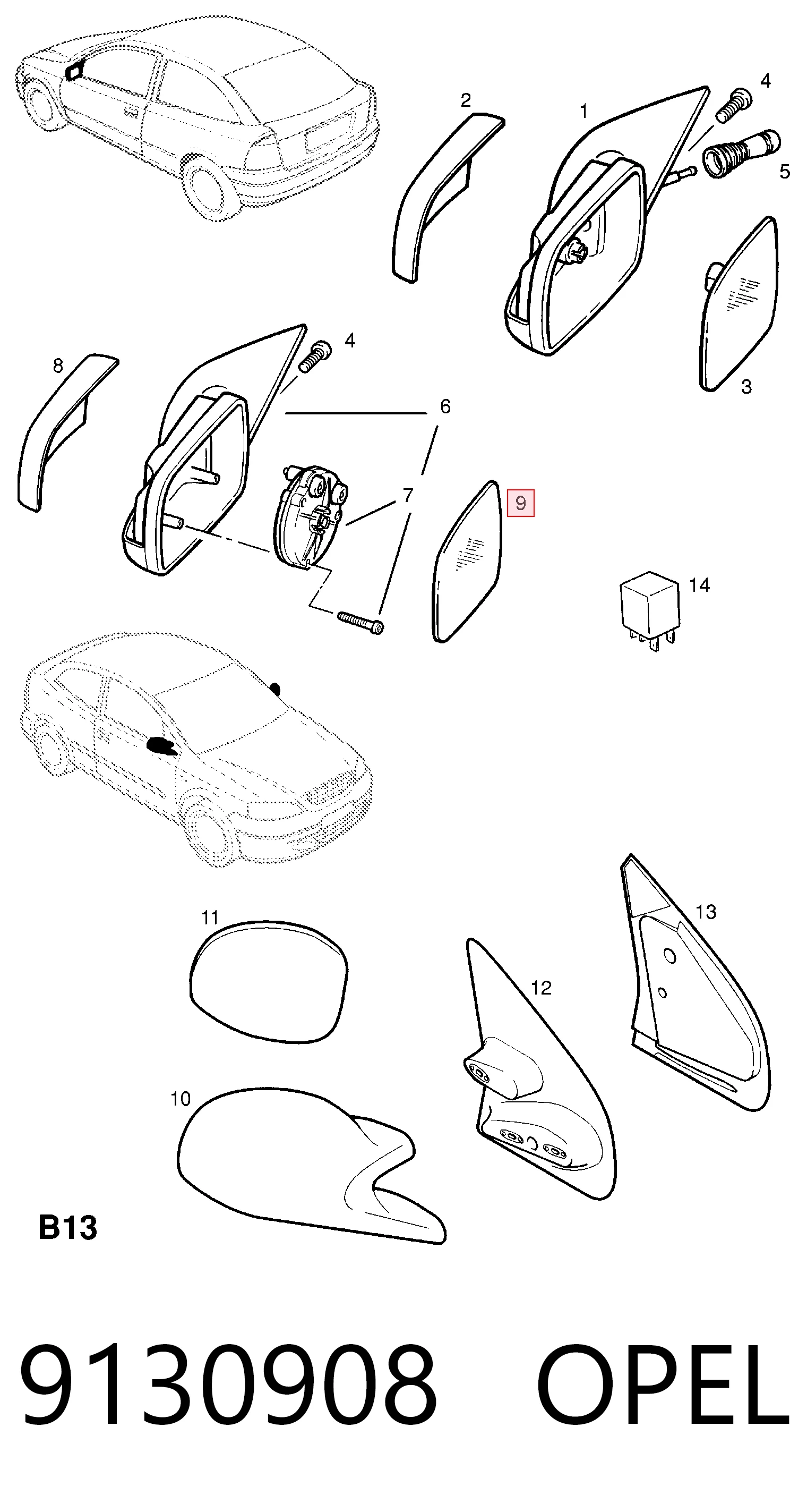 9130908 Opel