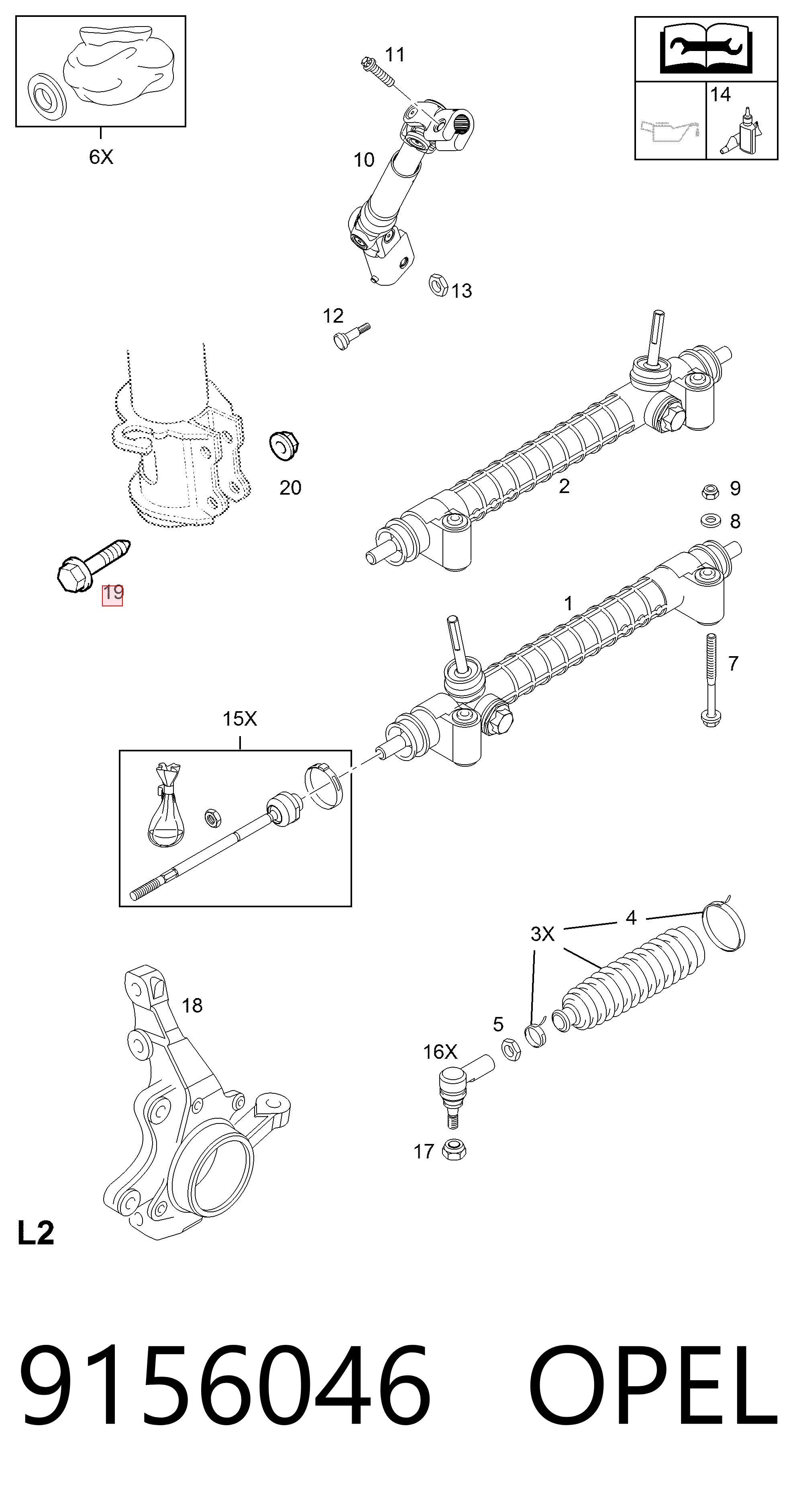 9156046 Opel
