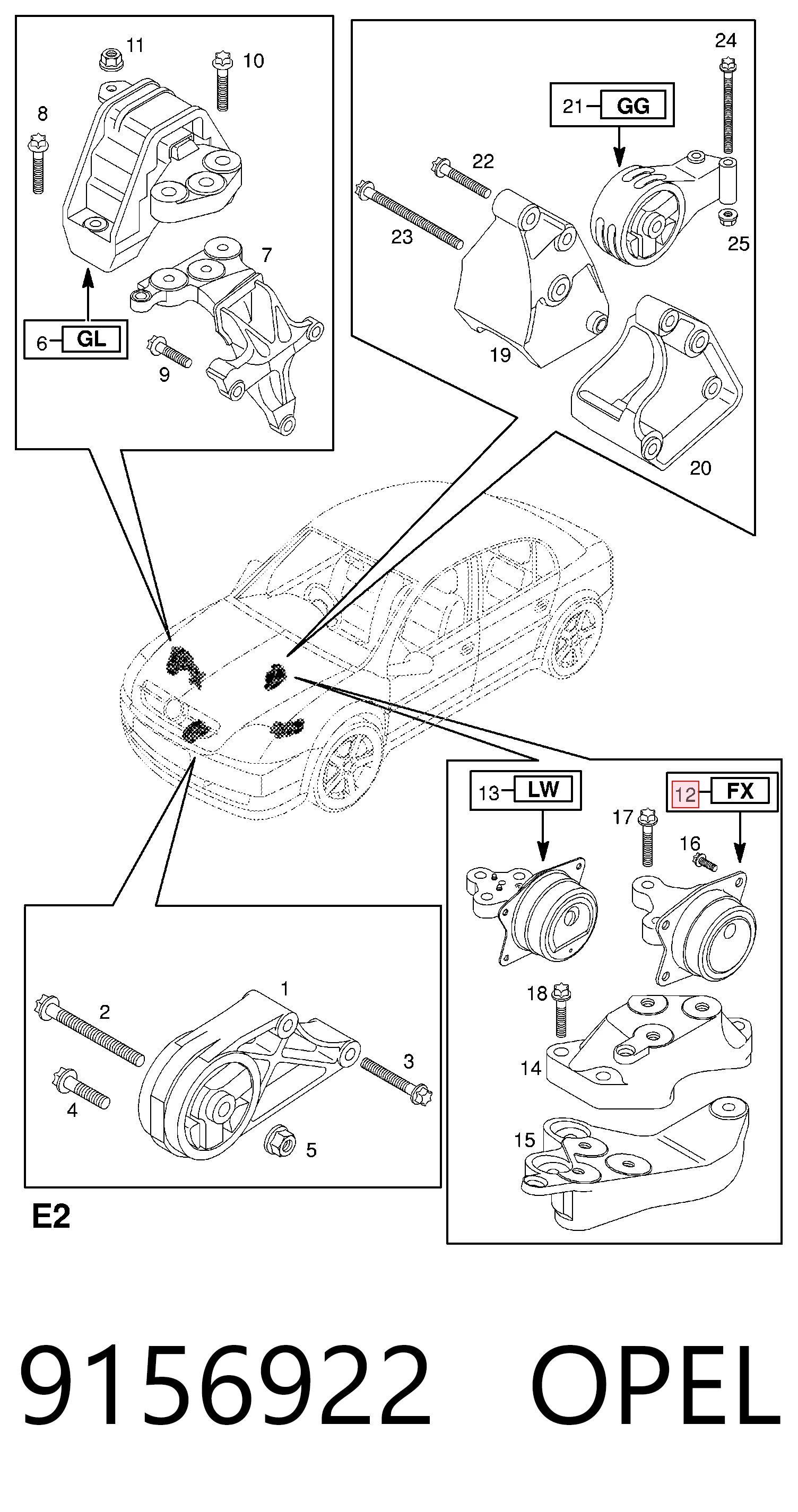 9156922 Opel