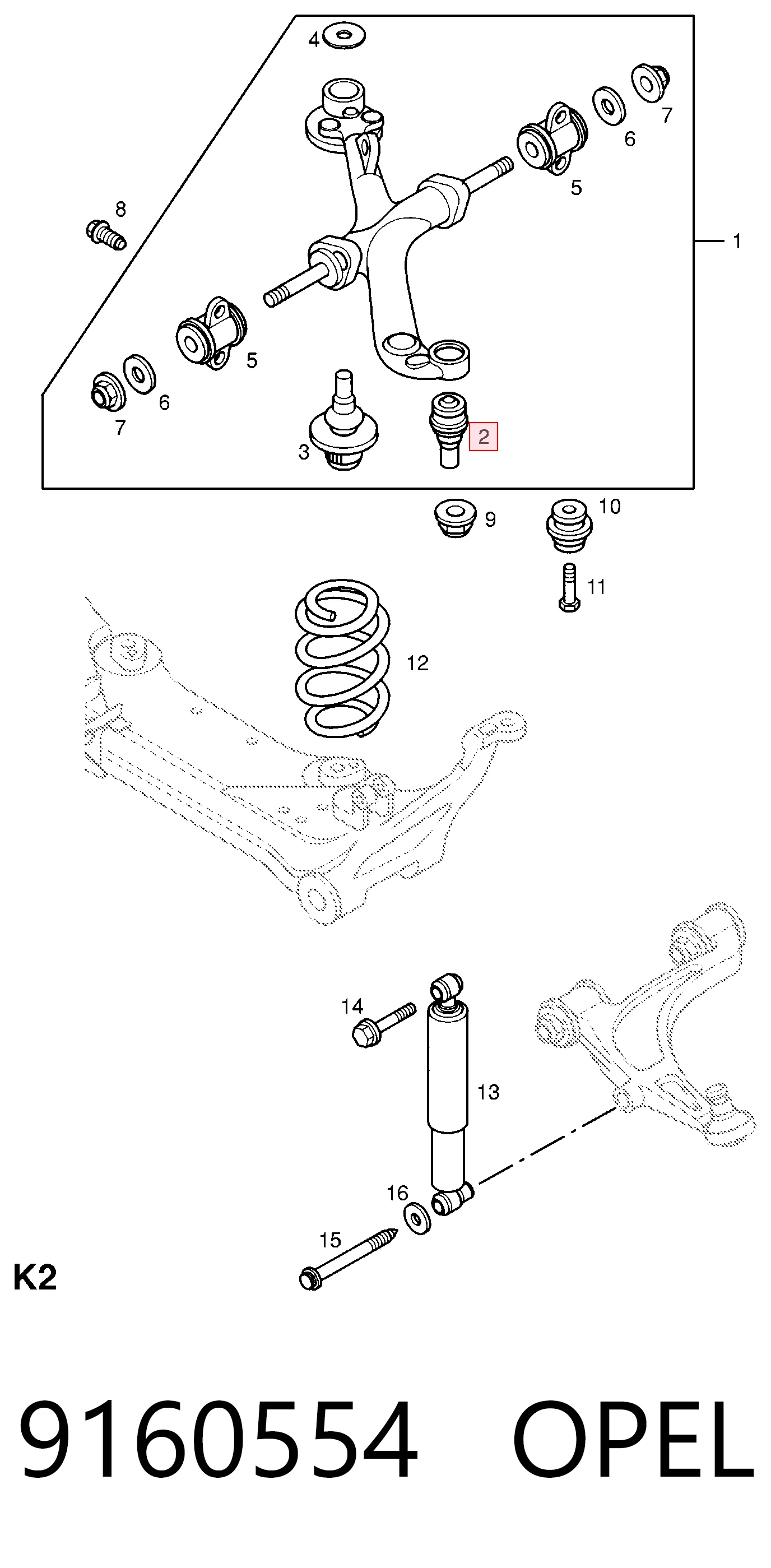 9160554 Opel