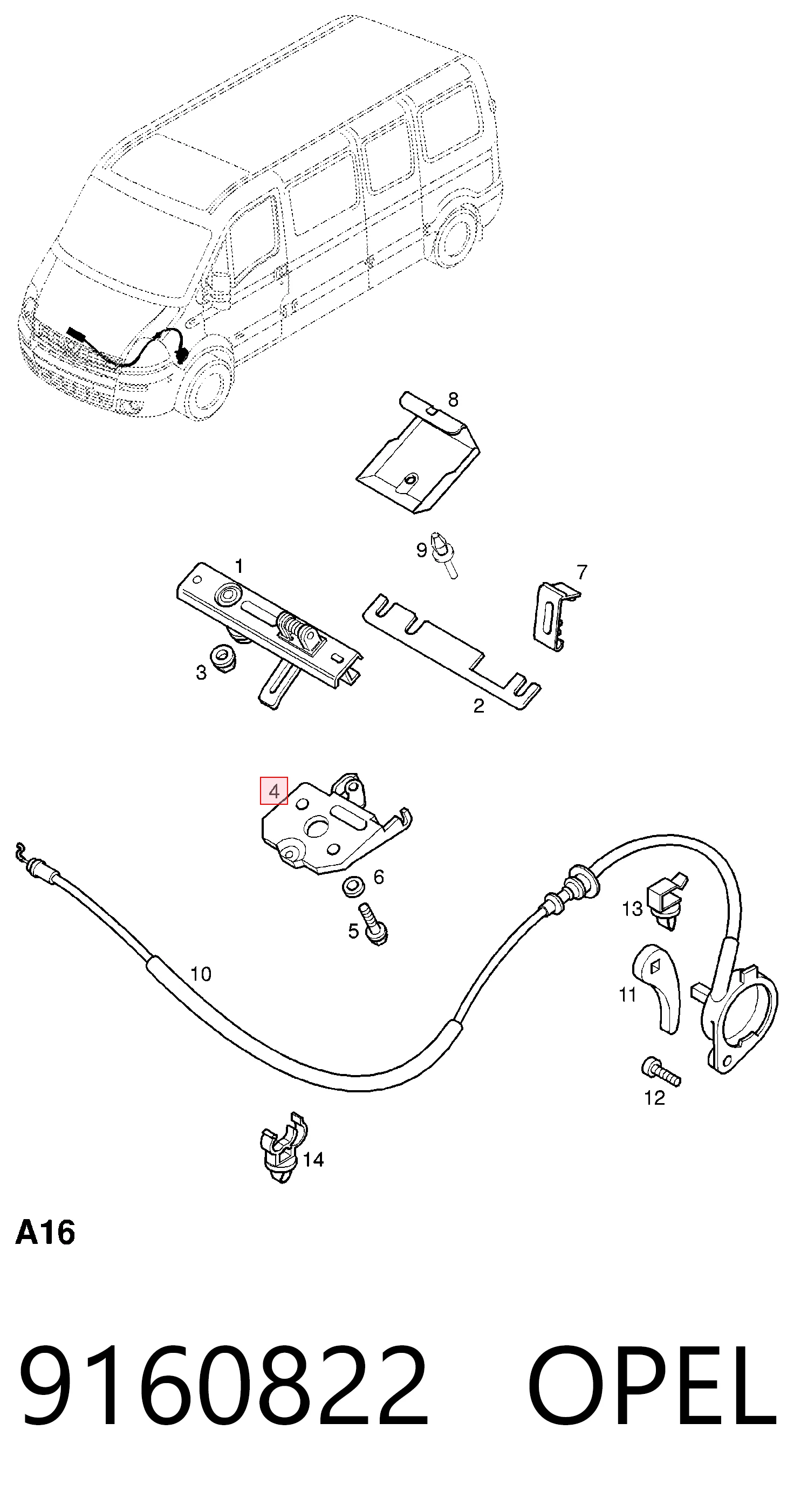 9160822 Opel