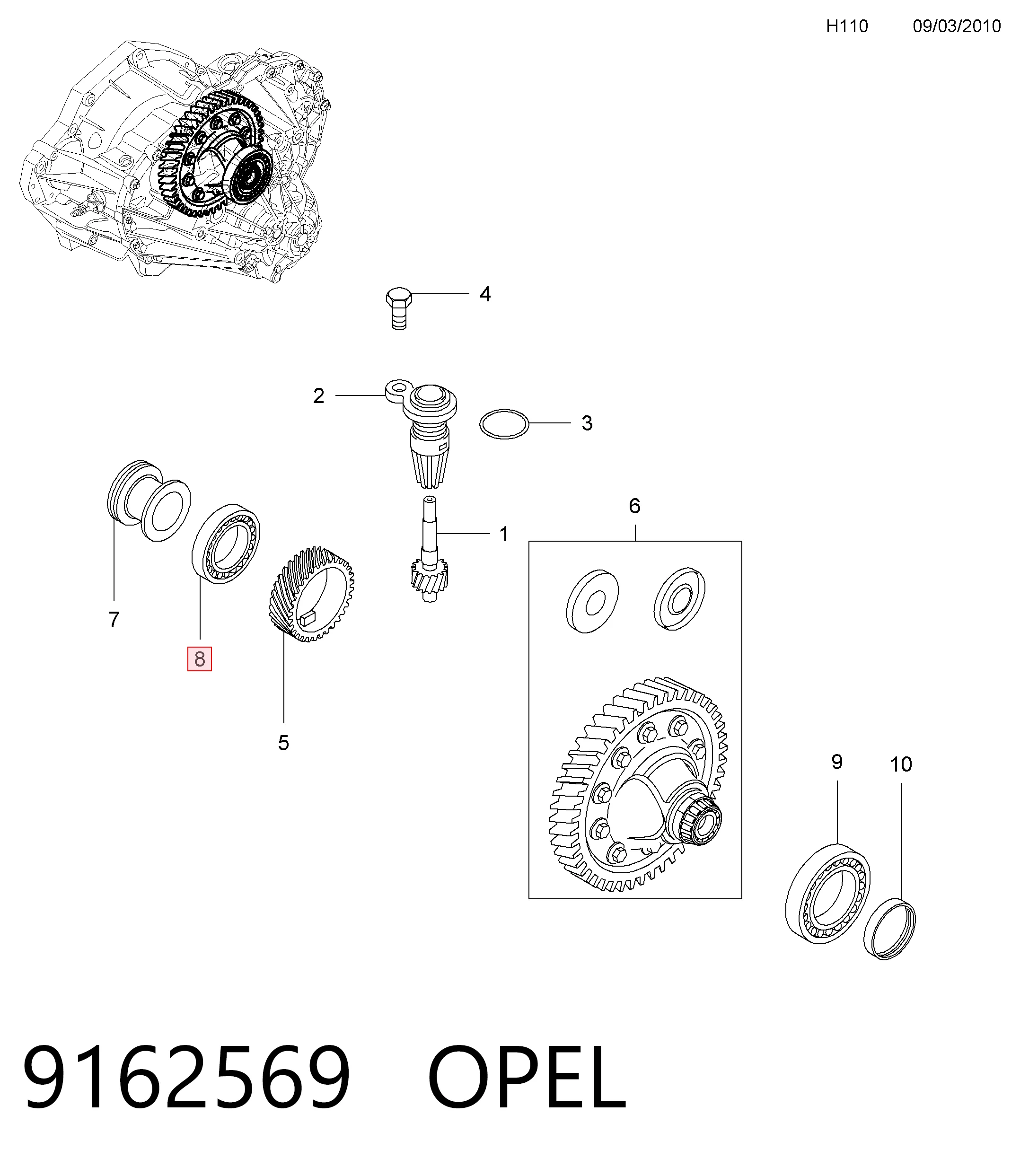 9162569 Opel