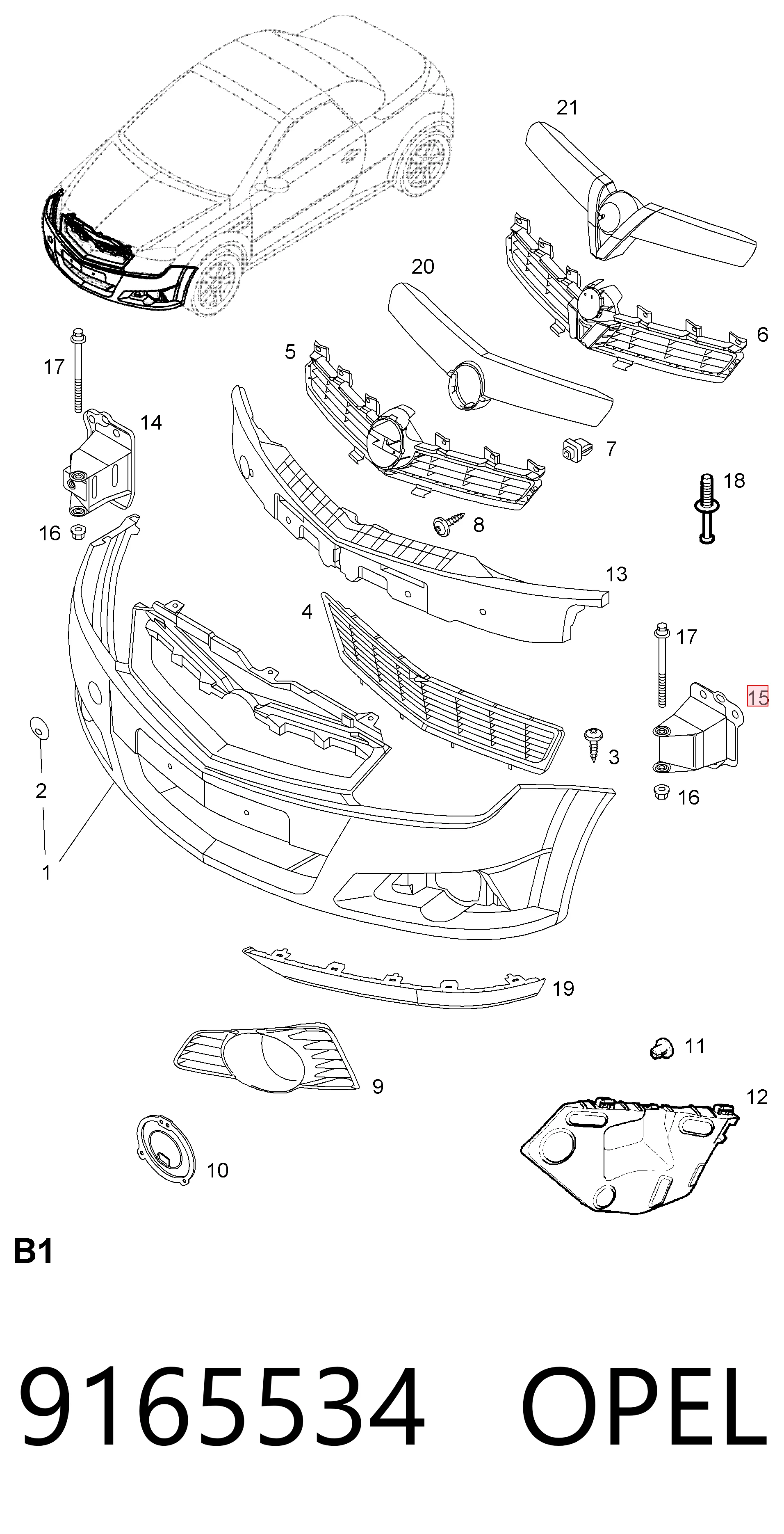 9165534 Opel