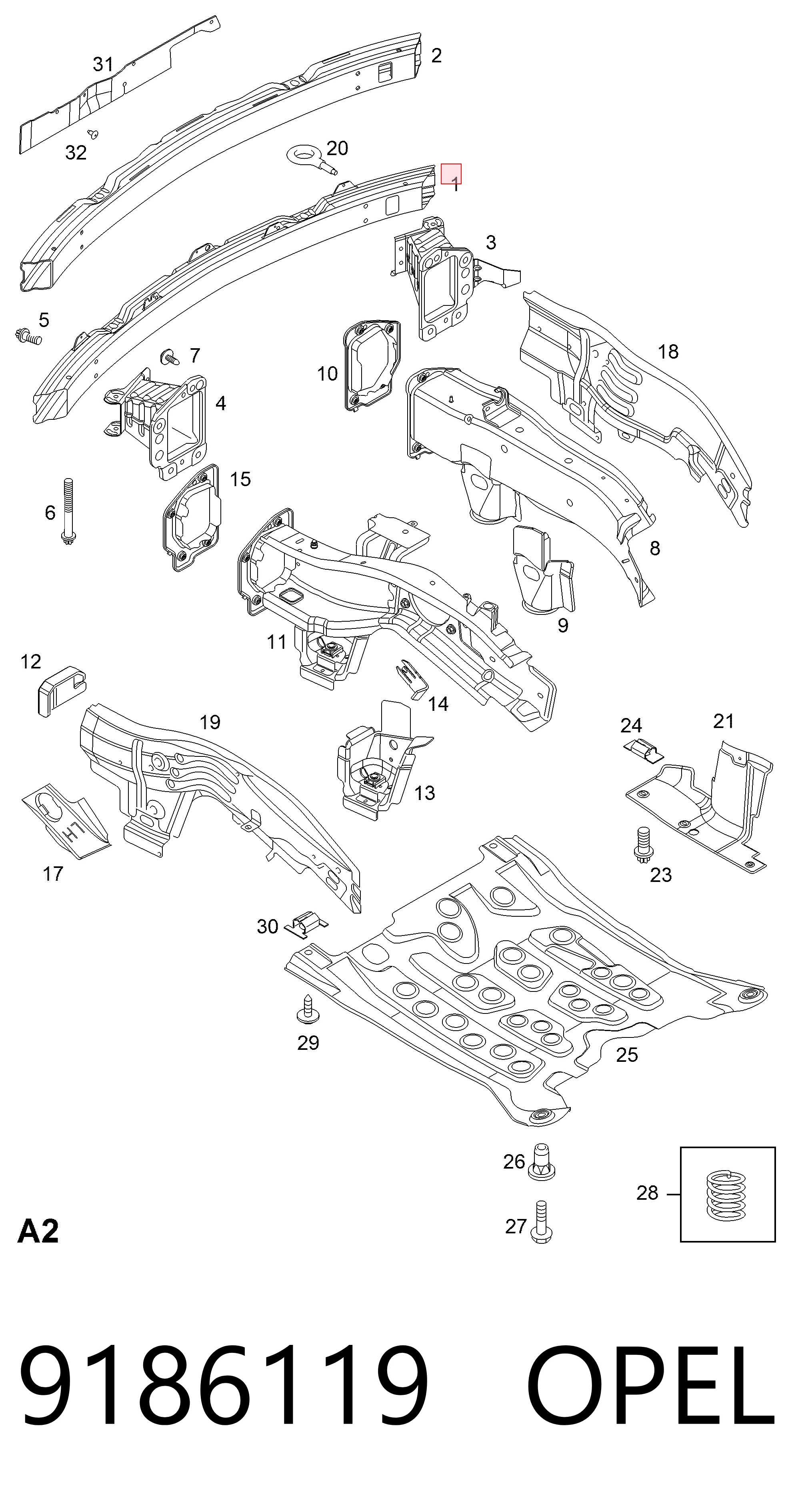 9186119 Opel