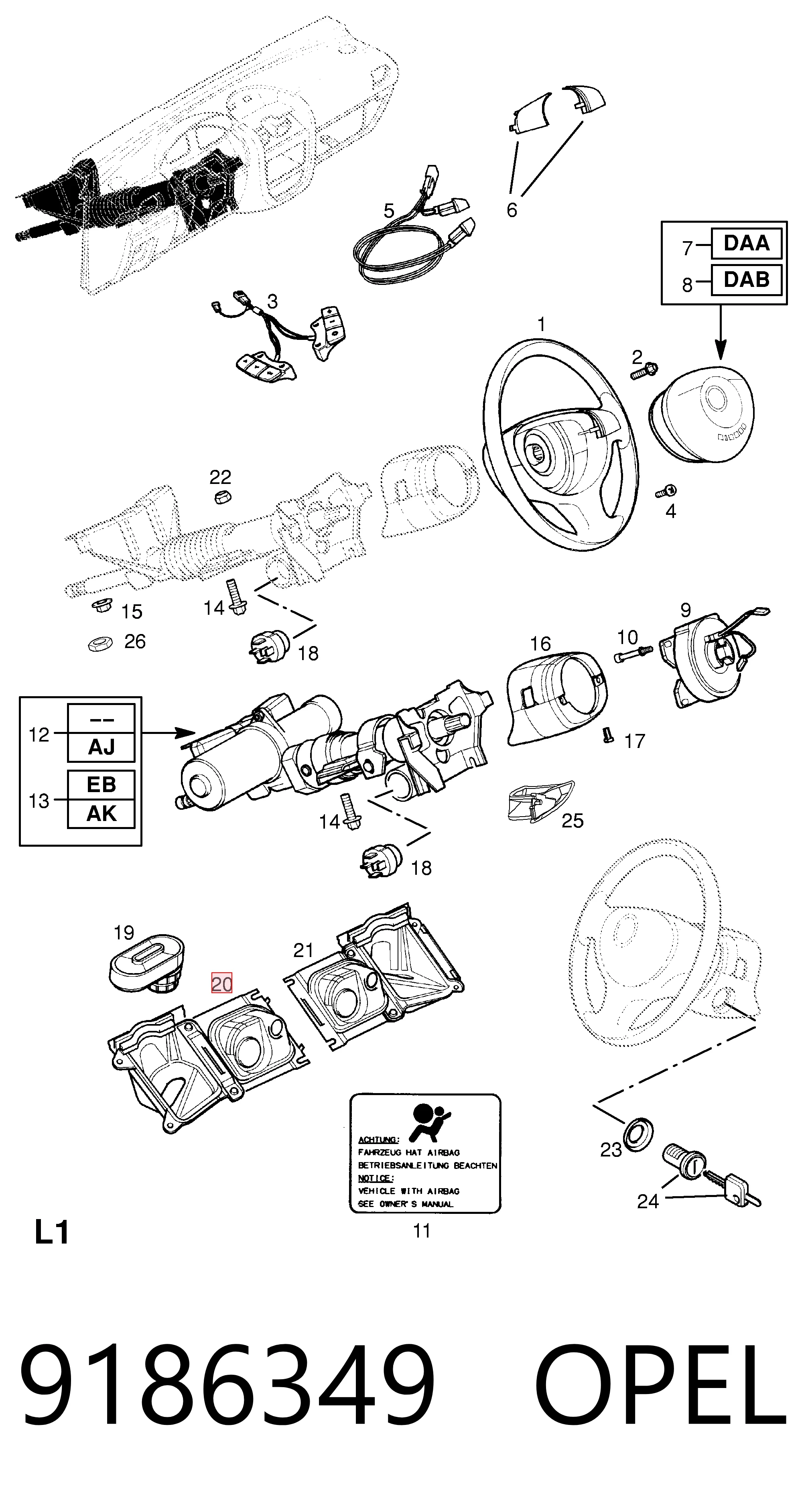 9186349 Opel