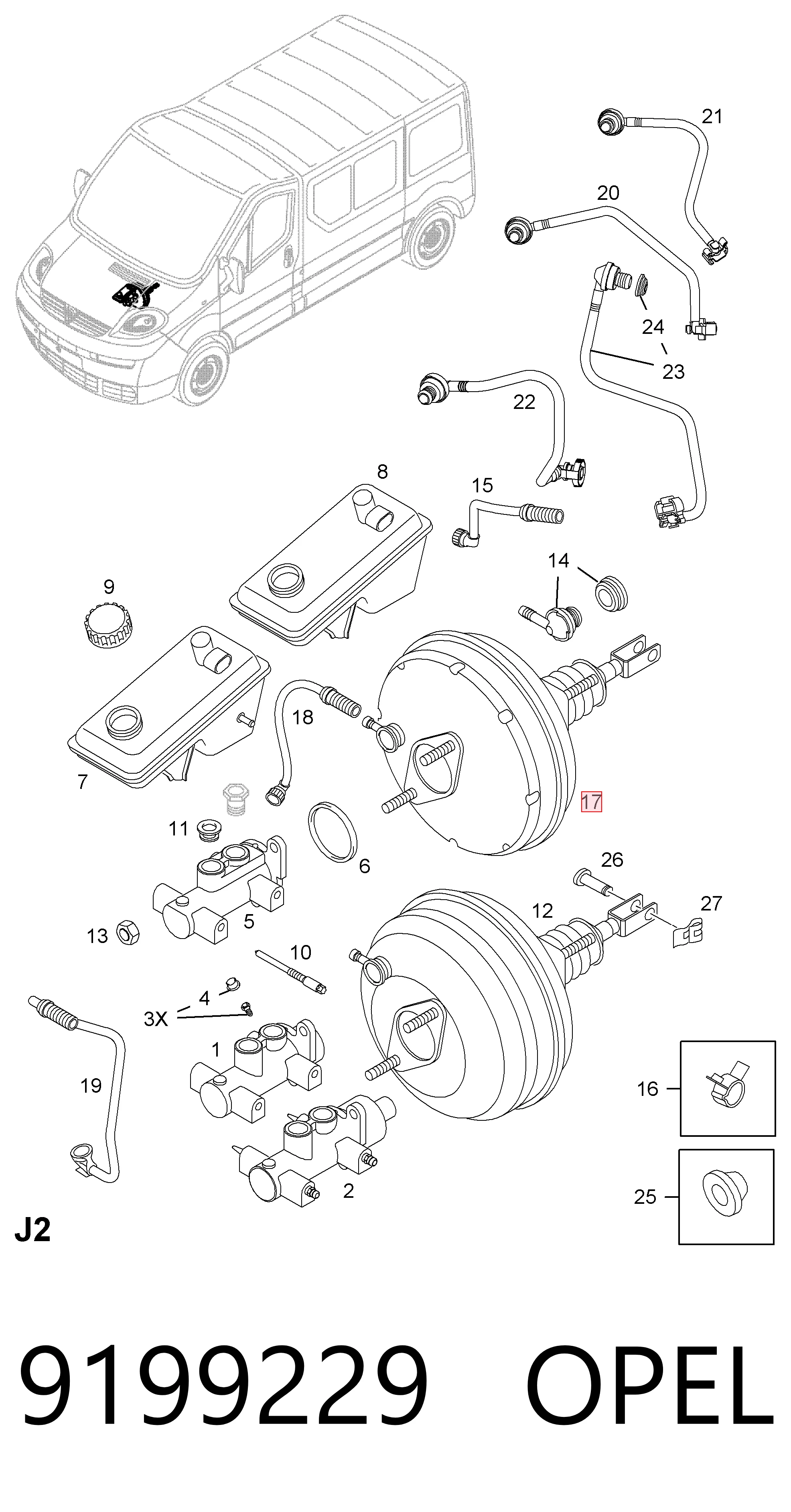 Servofreno General Motors 9199229 precio, desde 62,44 EUR