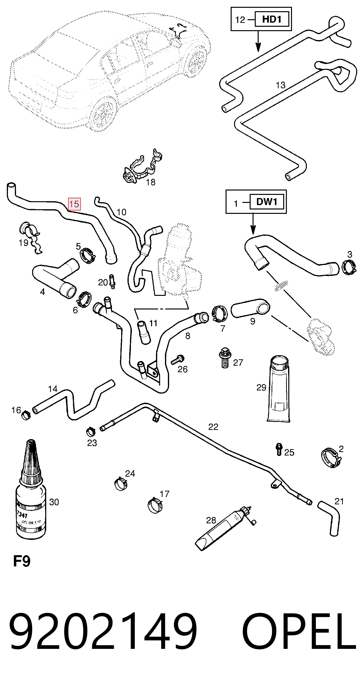 9202149 Opel