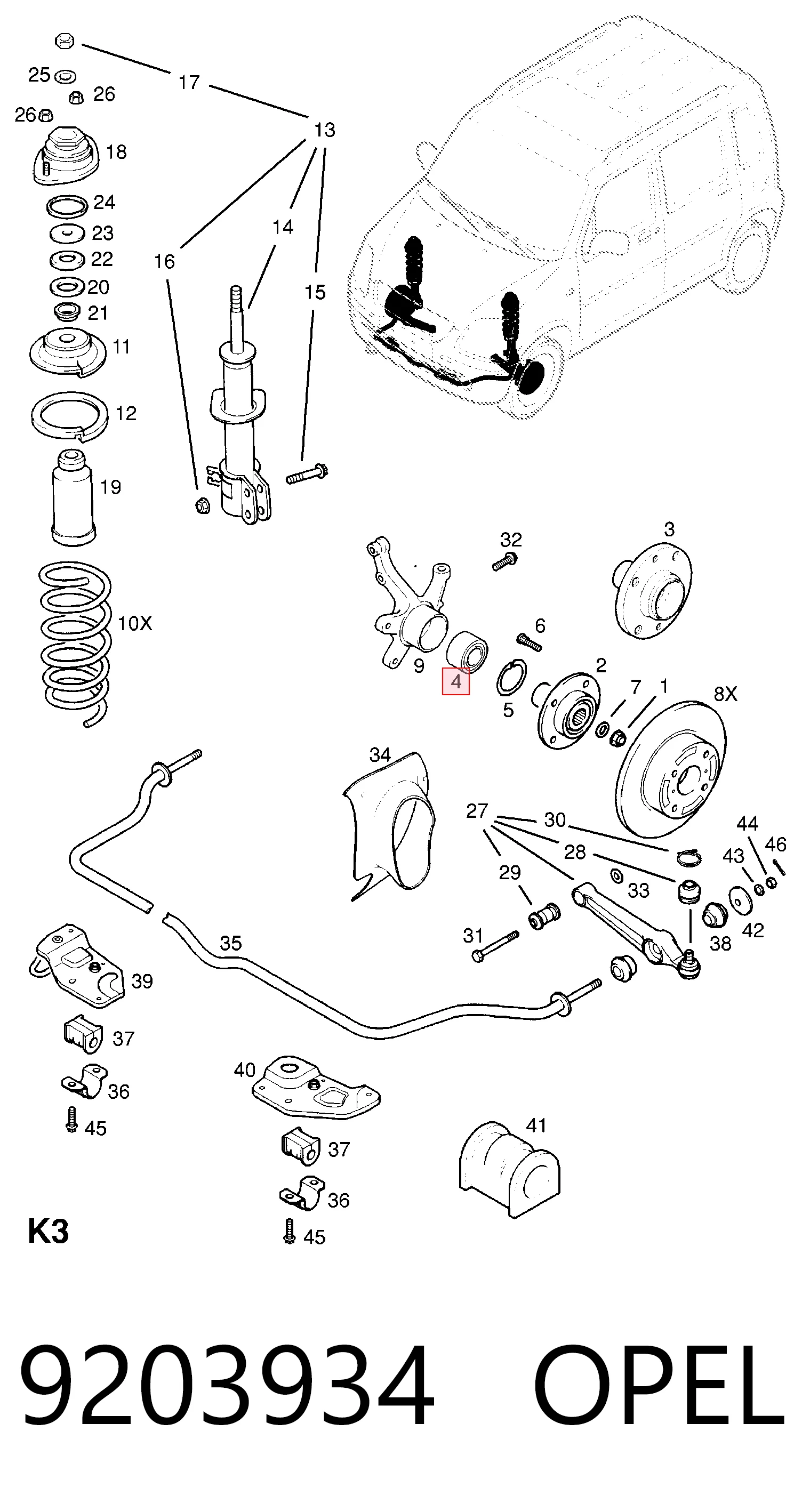 9203934 Opel