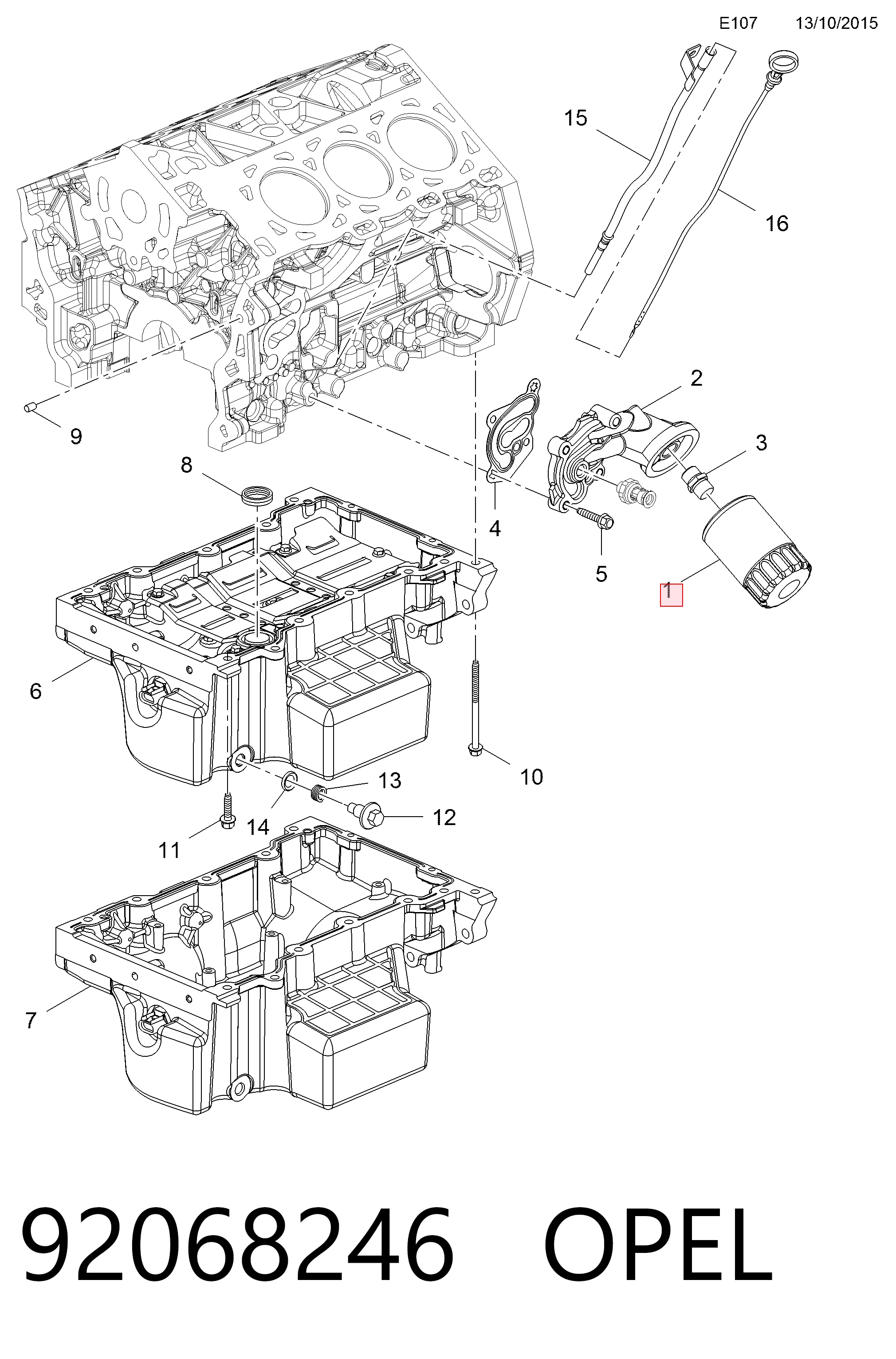 92068246 Opel
