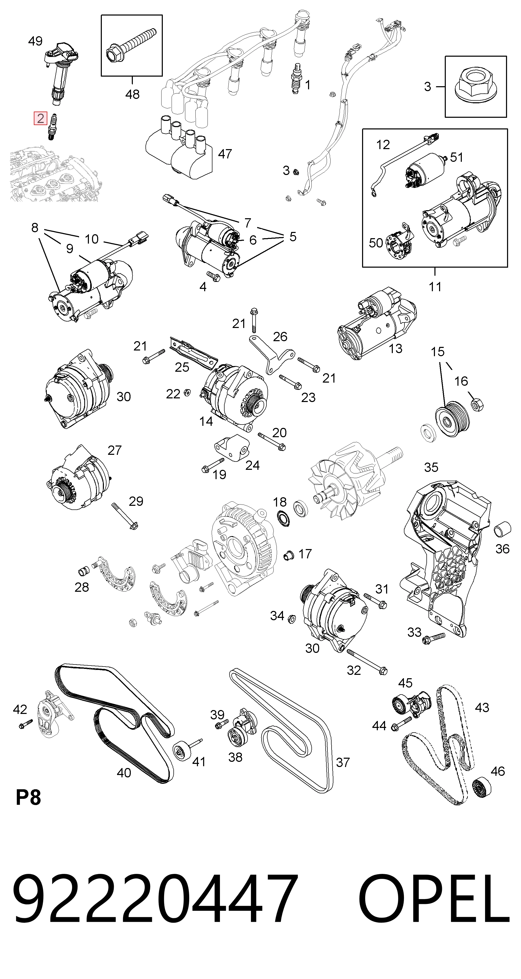 92220447 Opel