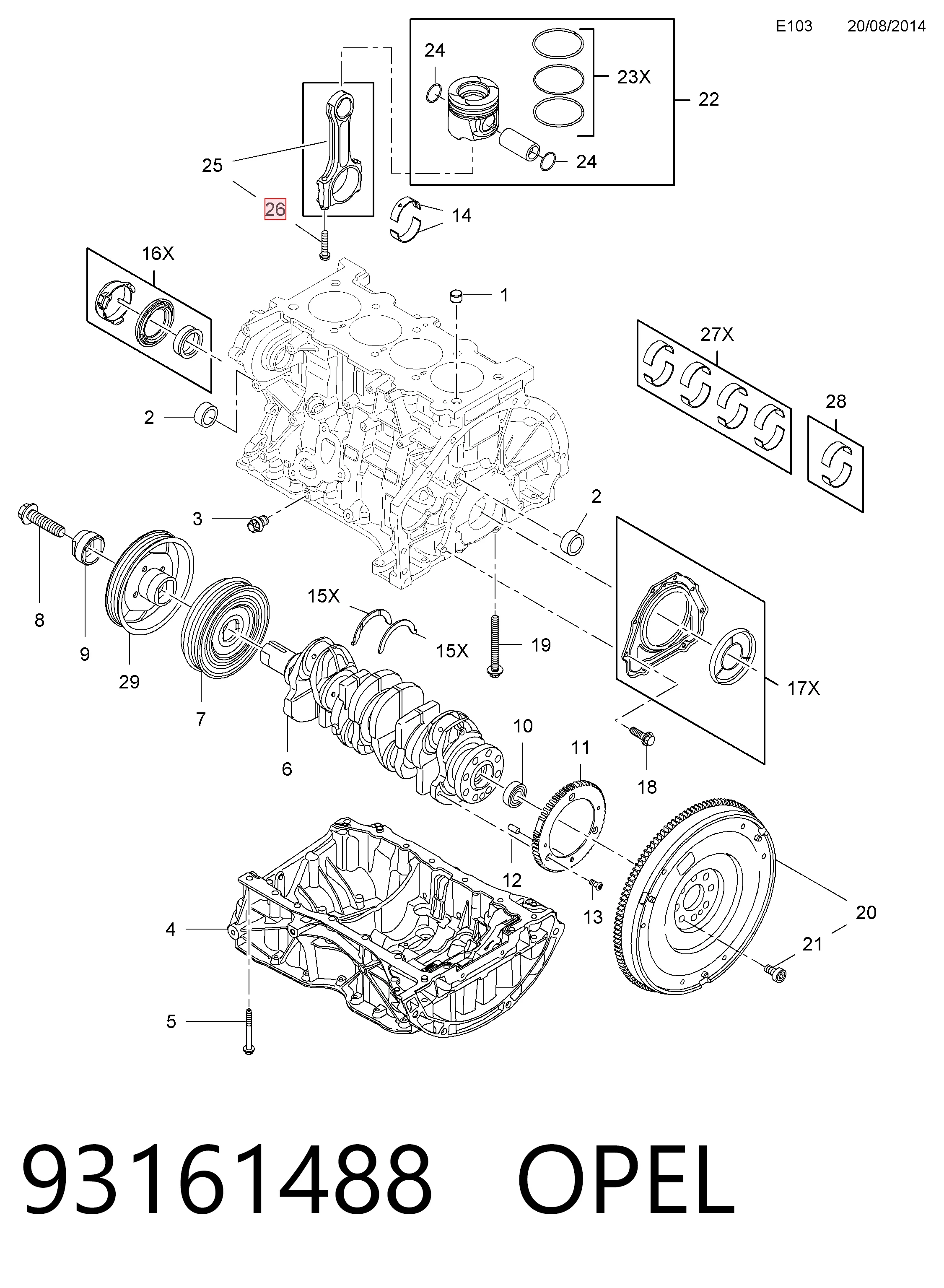 93161488 Opel