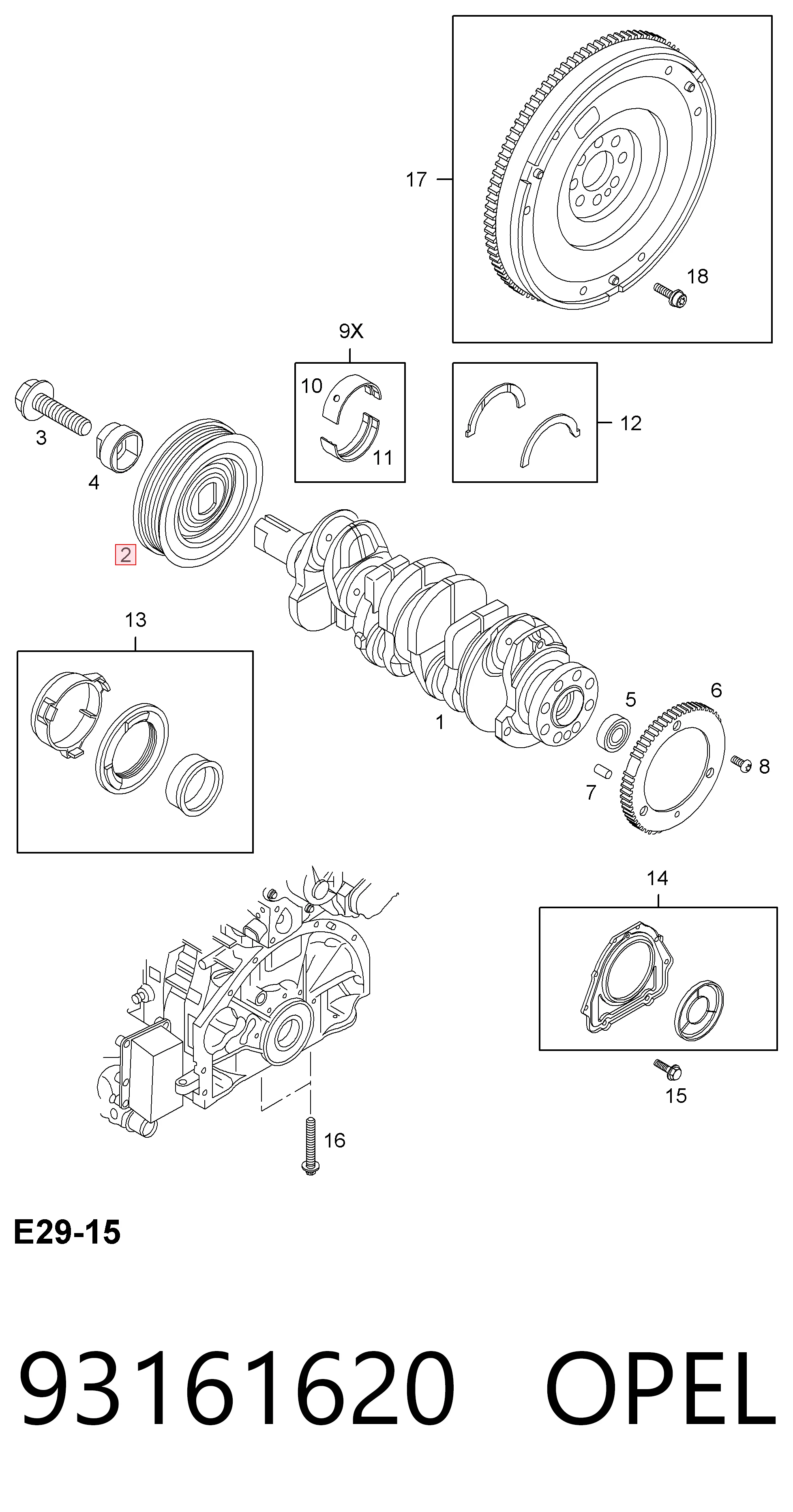 Comprar Polea de cigüeñal Renault Scenic GRAND IV R9