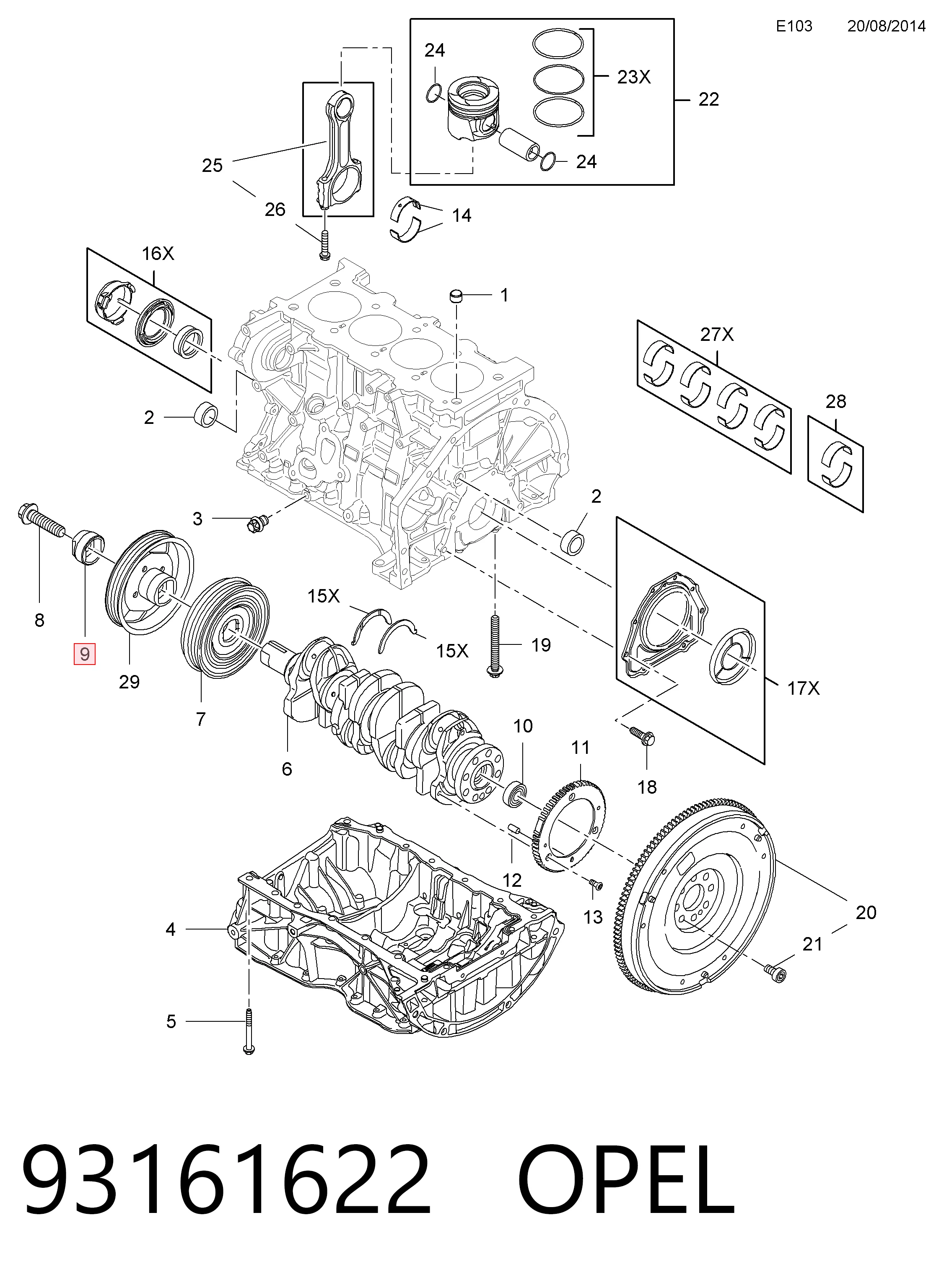 93161622 Opel