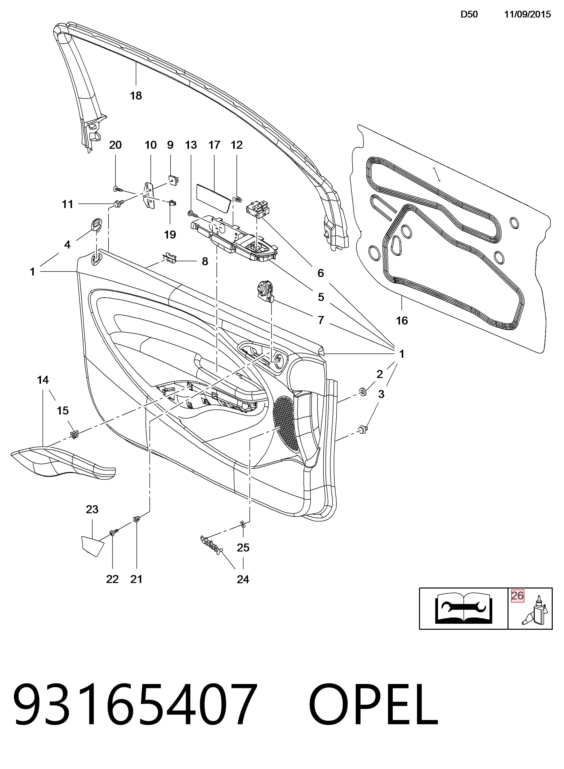 93165407 Opel