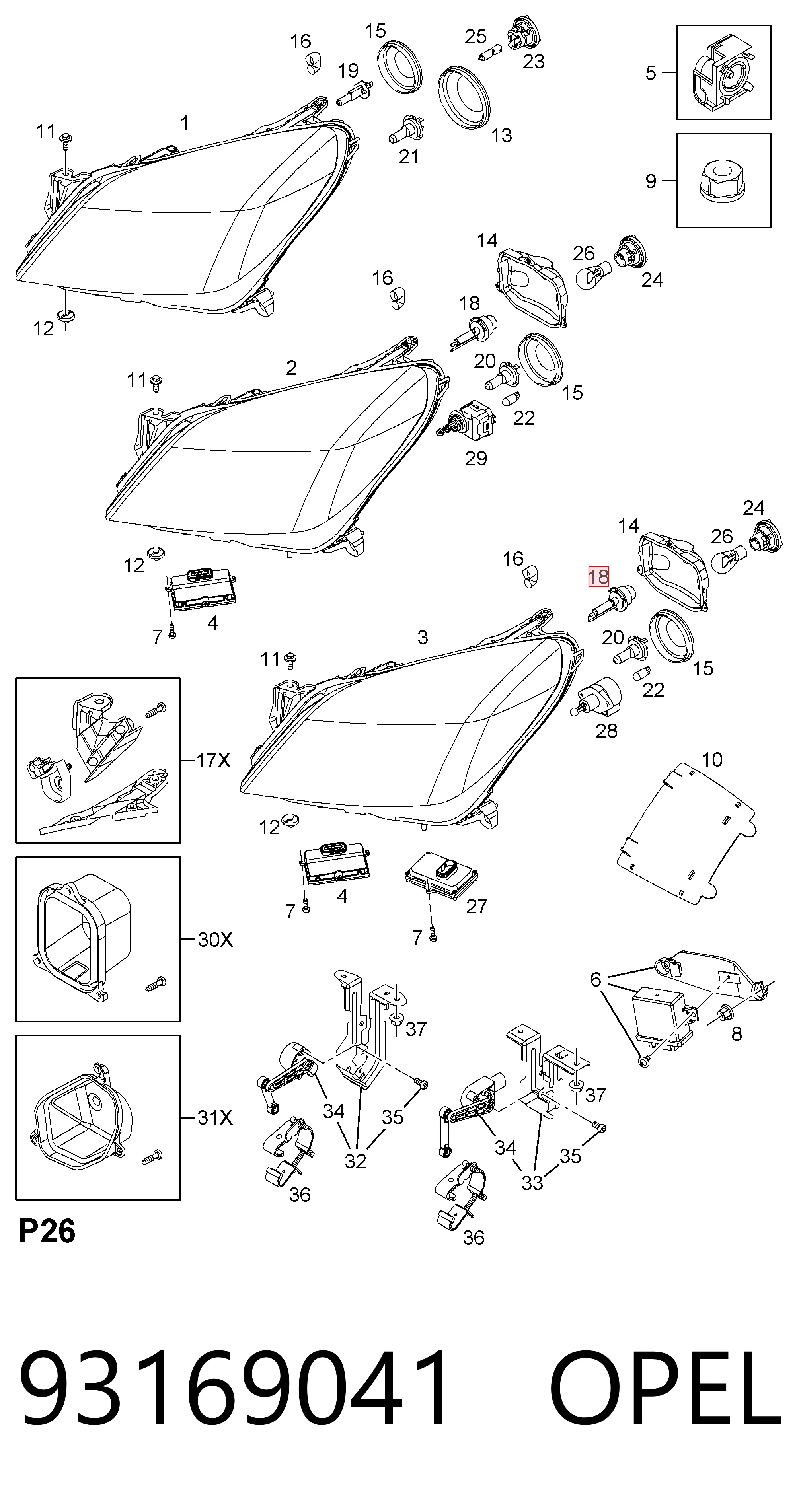 93169041 Opel
