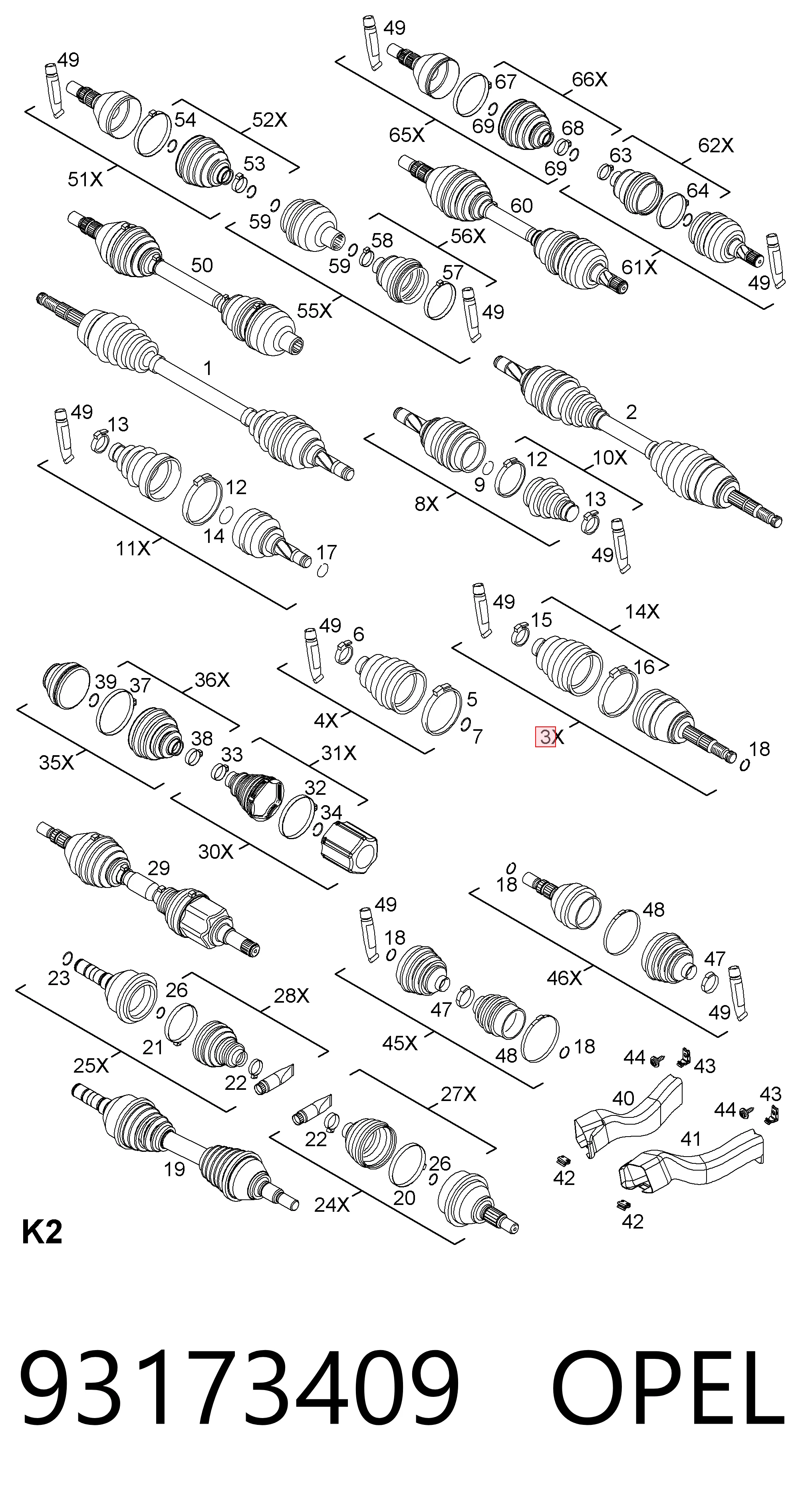 93173409 Opel