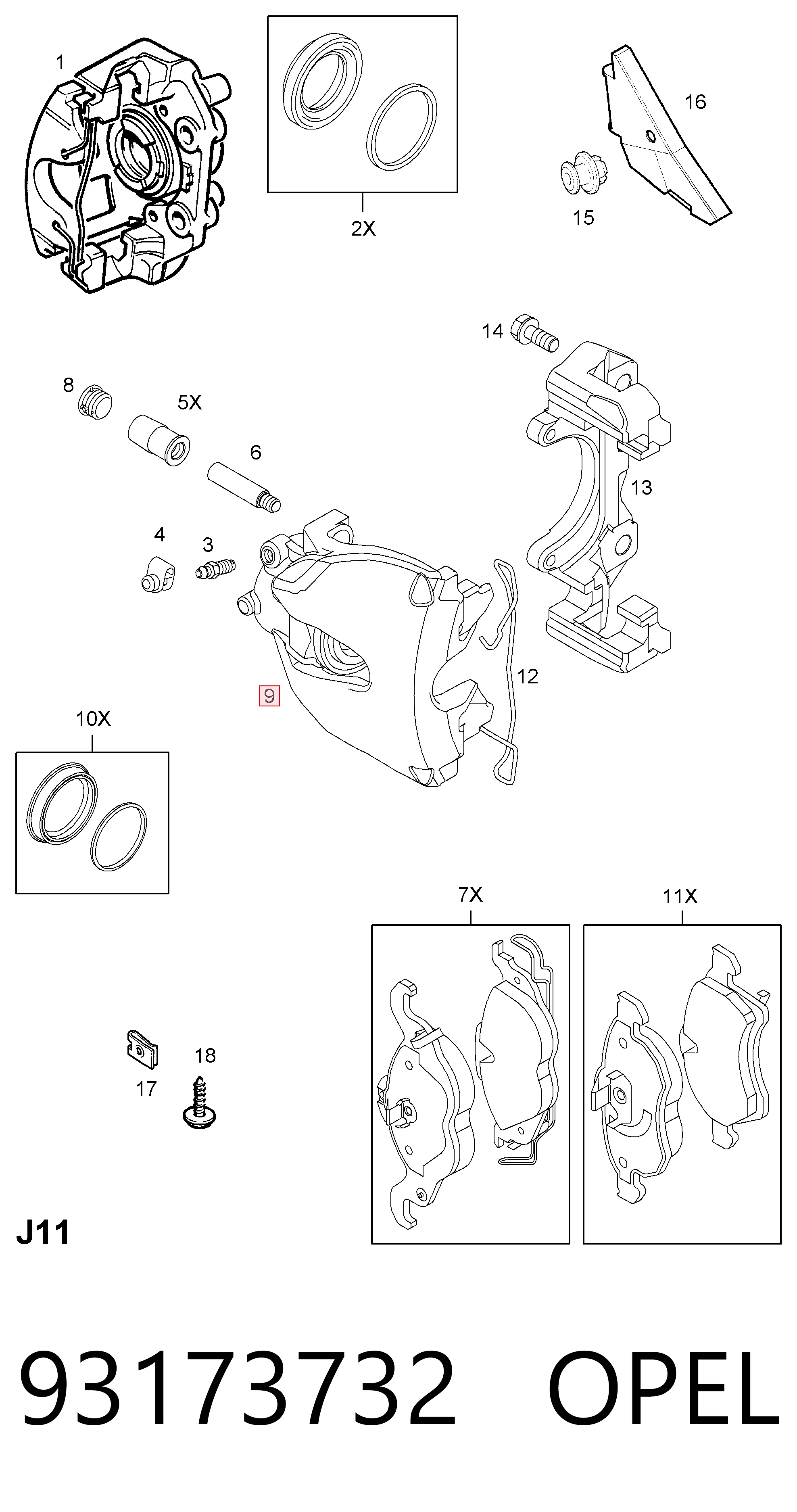 93173732 Opel