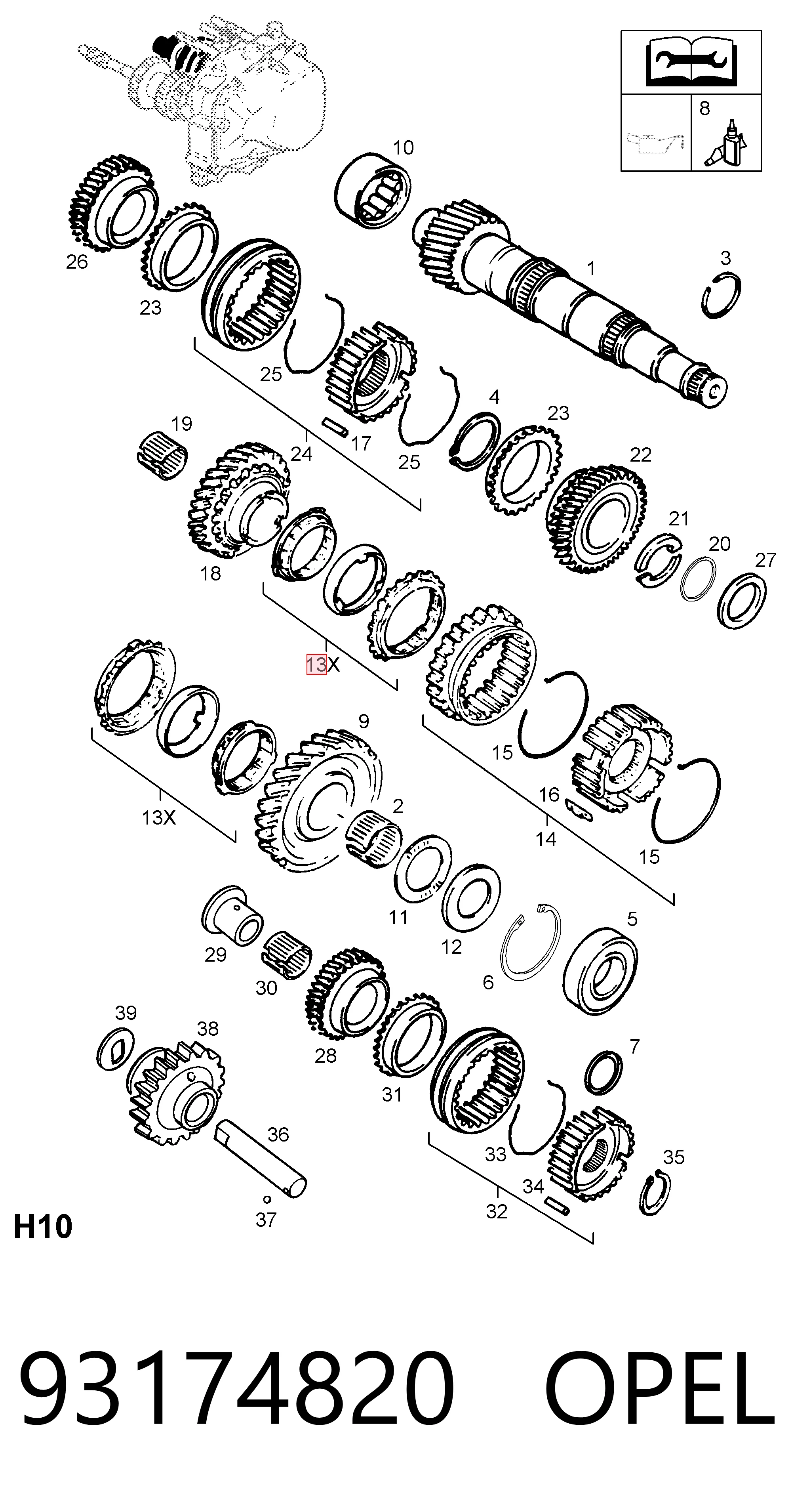 93174820 Opel