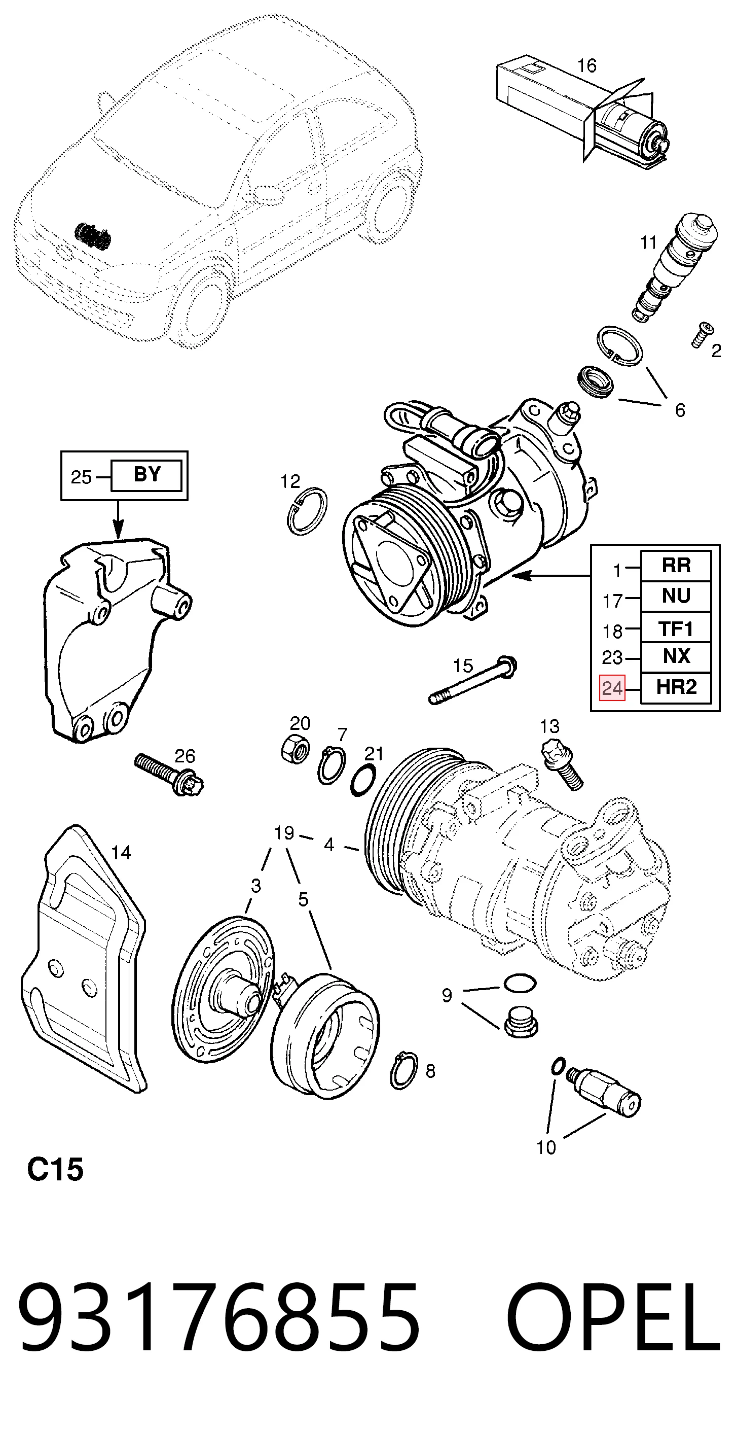 93176855 Opel