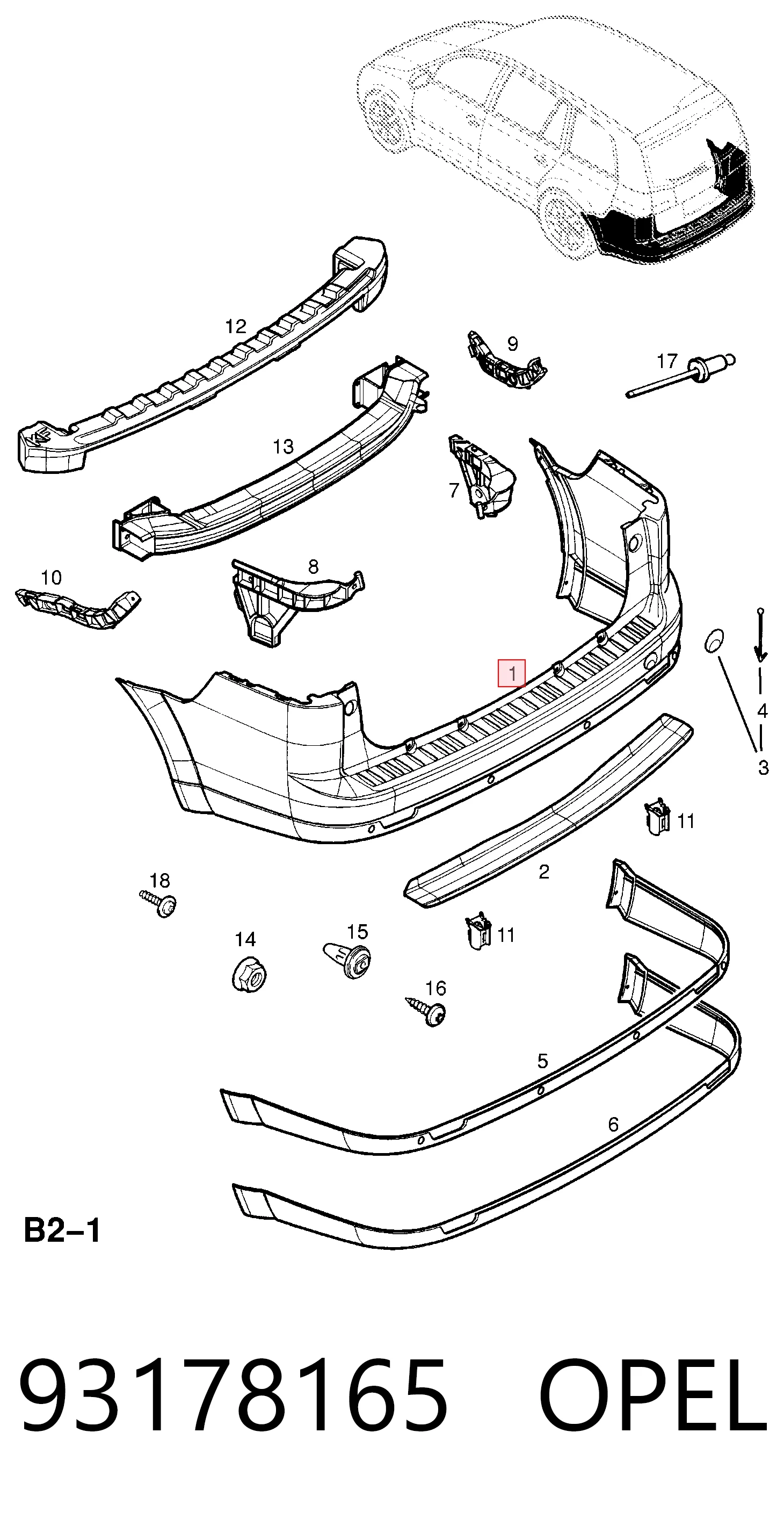 Comprar 93178165 Peugeot/Citroen Parachoques