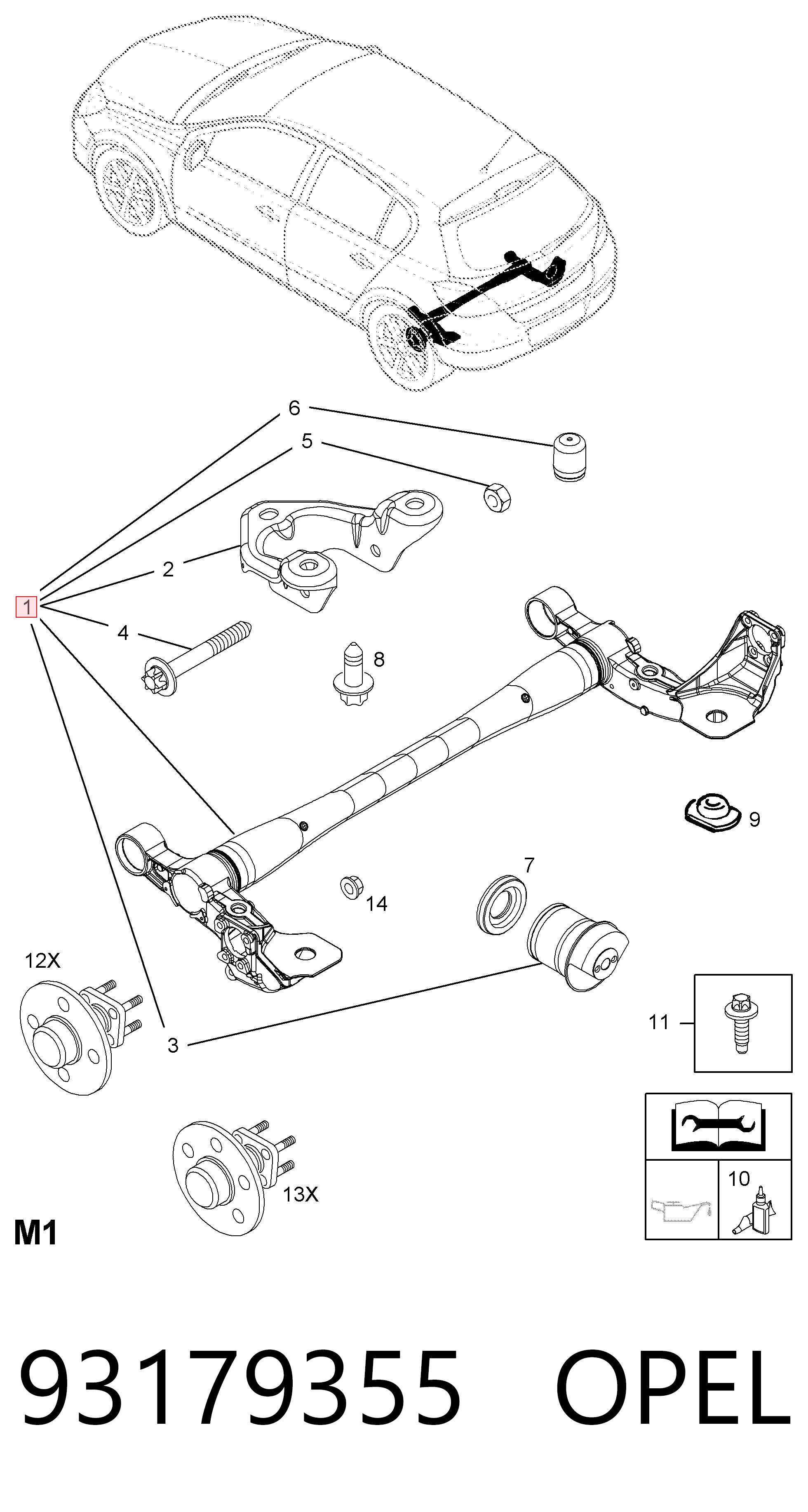 Comprar Puente trasero Opel Astra H L35