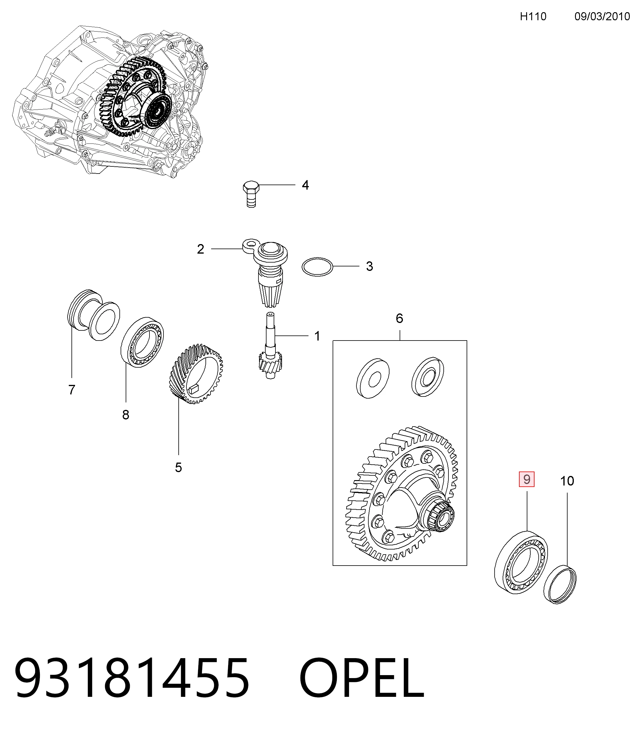 93181455 Opel