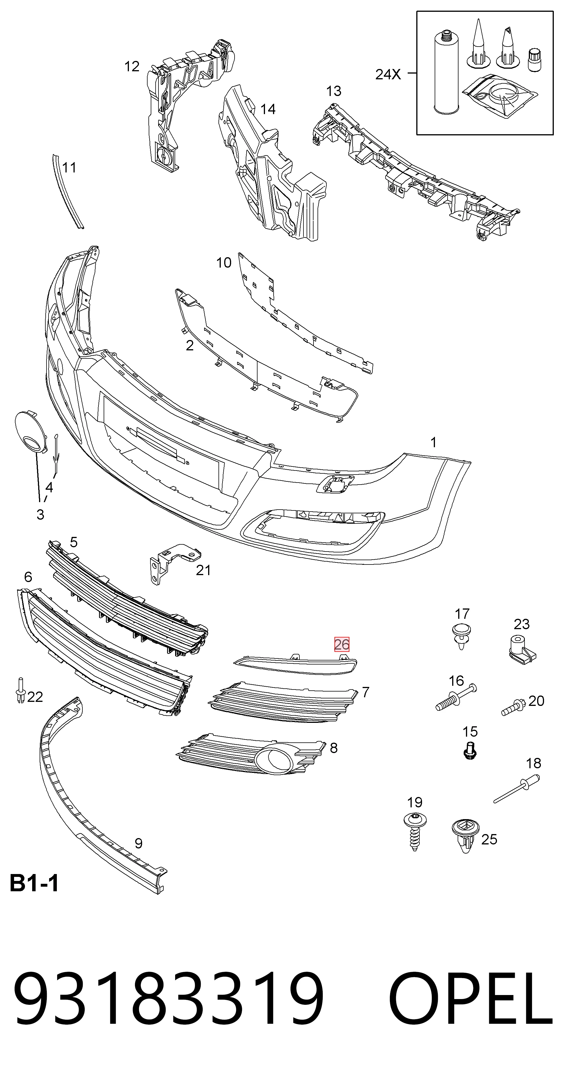93183319 Opel