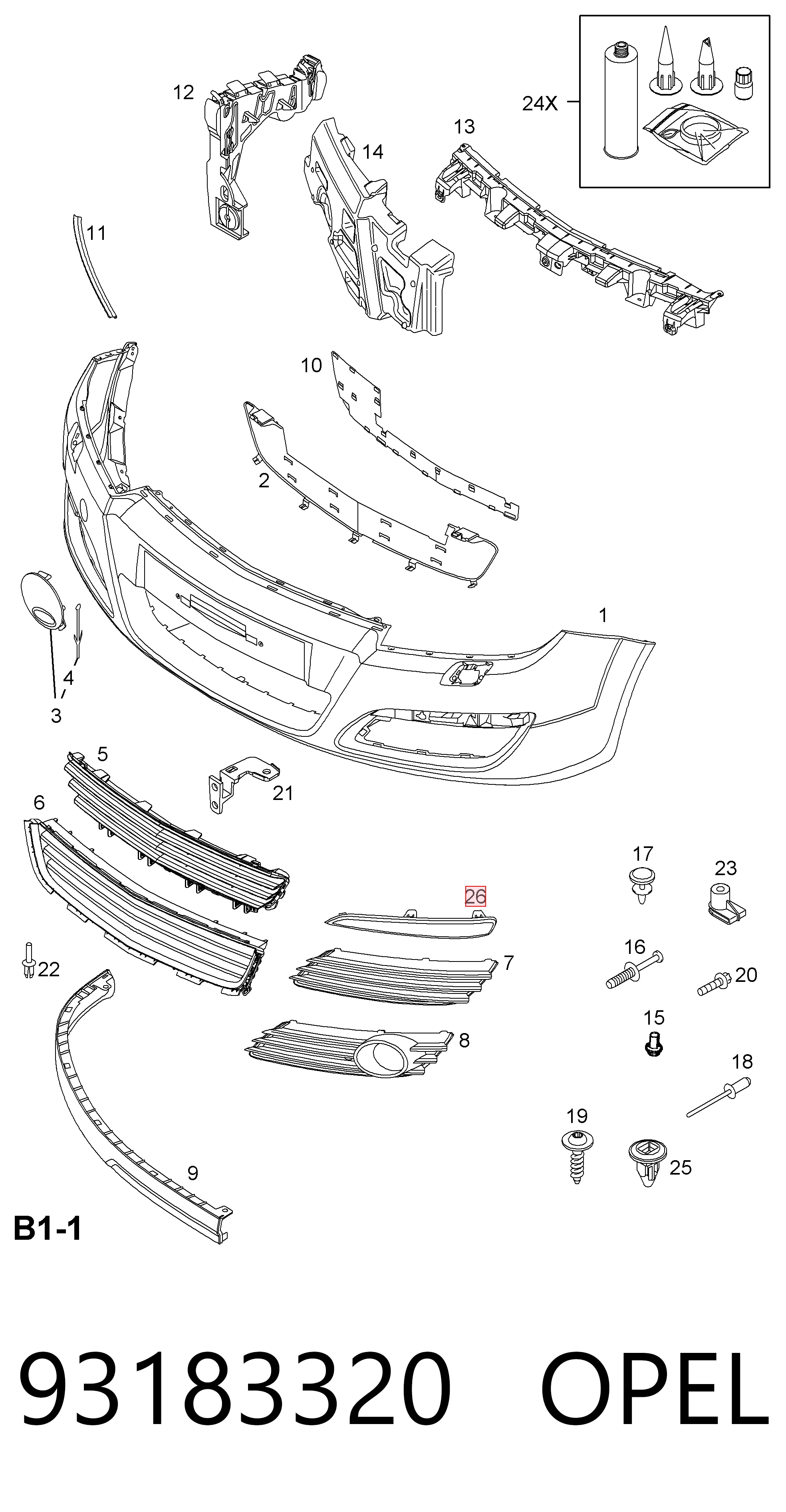 93183320 Opel