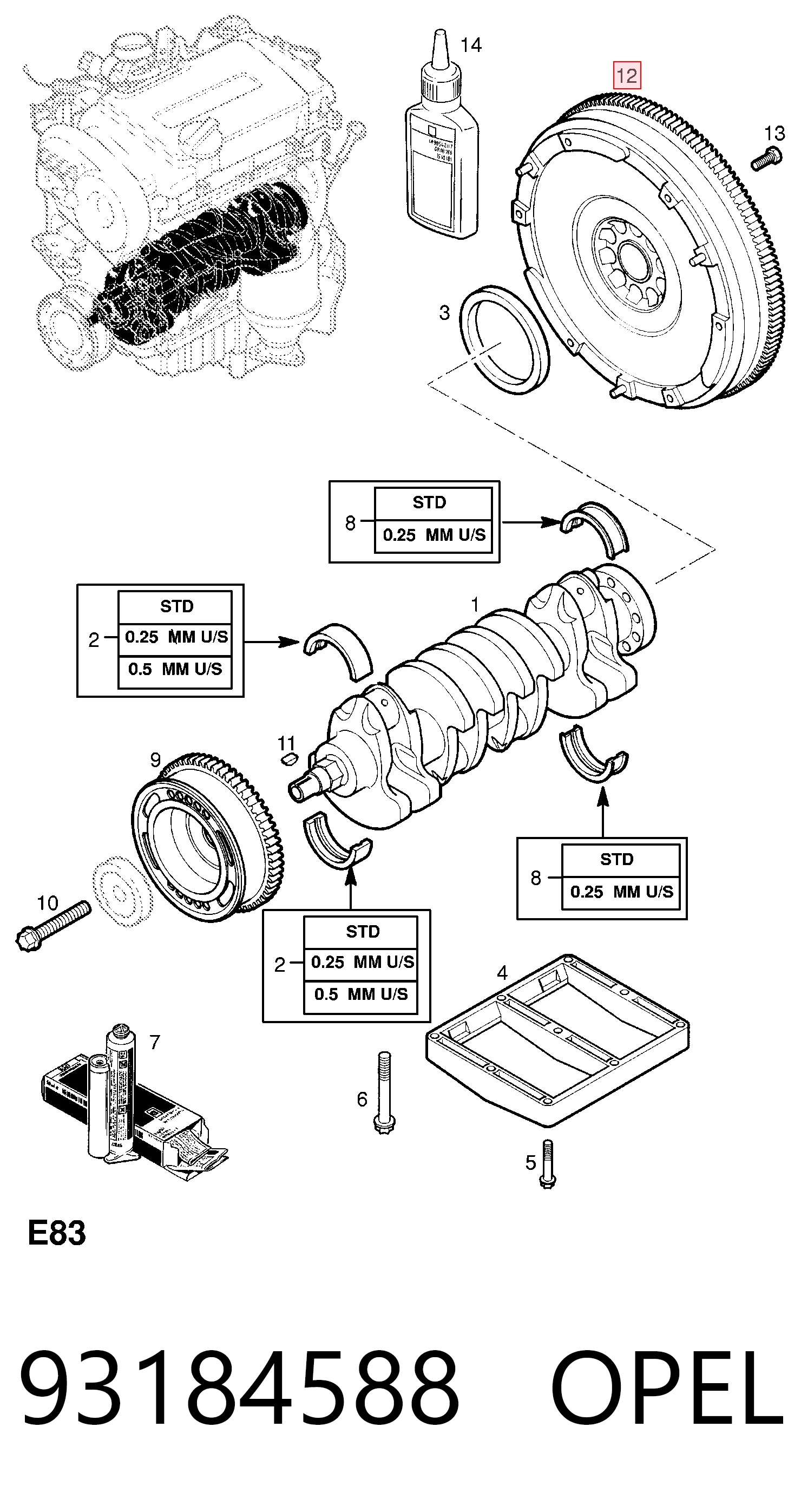 Comprar 93184588 Peugeot/Citroen Volante de motor bimasa