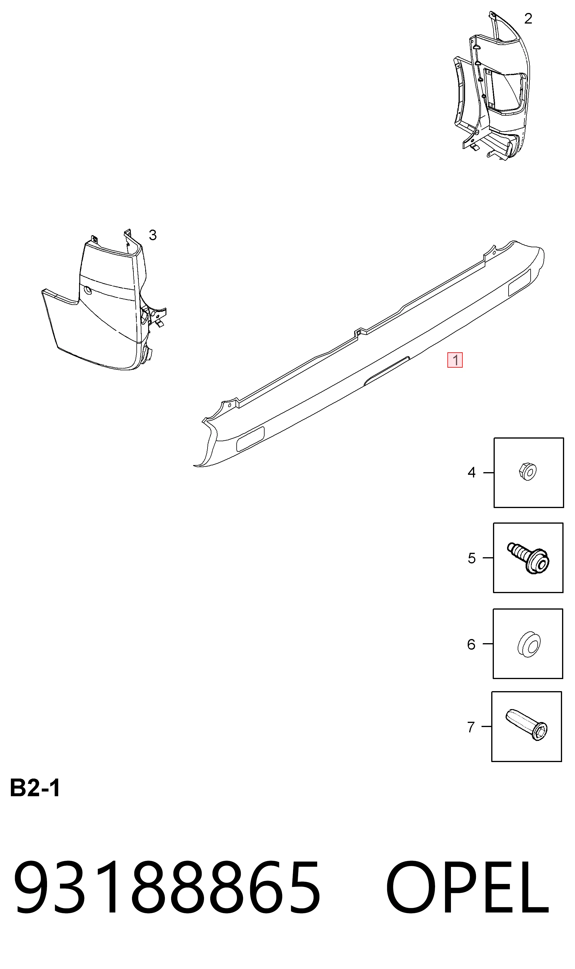 Parachoques trasero, parte central Fast FT91491 precio, desde 117,61 EUR