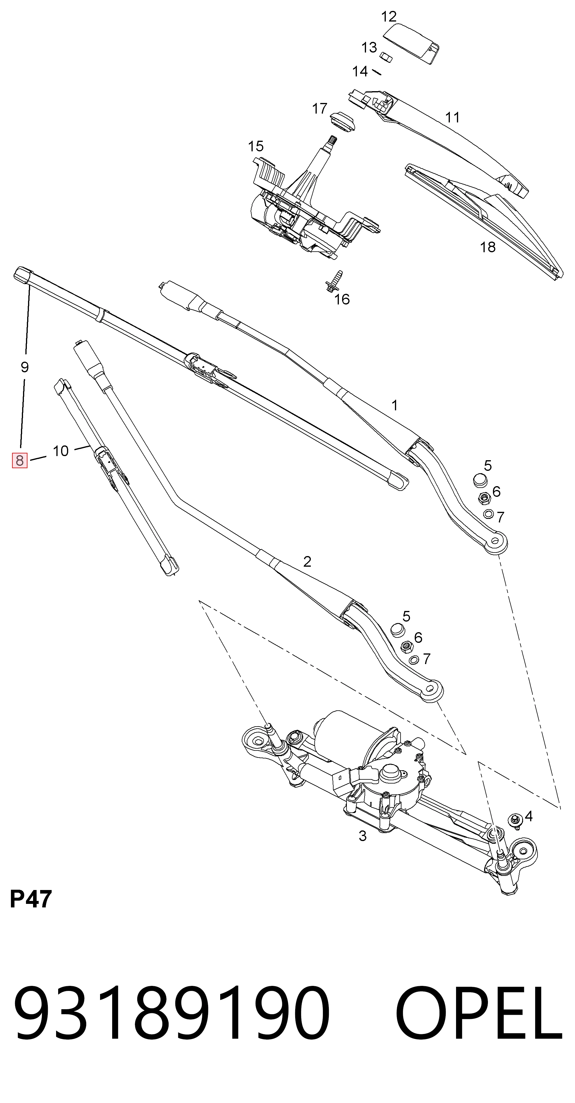 Escobillas de limpiaparabrisas delanteras para Ford Fiesta VI (CB1)
