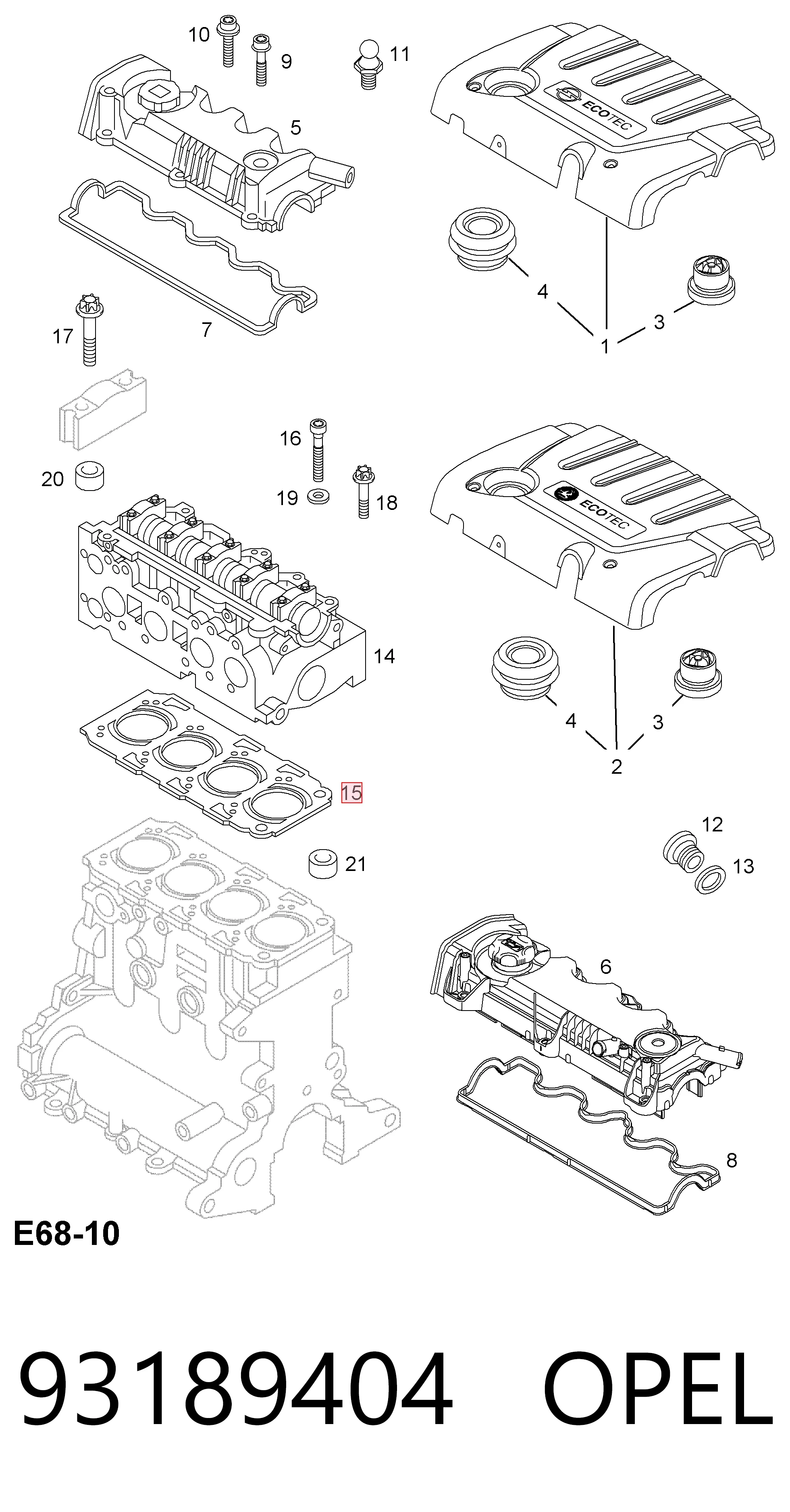 Juntas de culata Fiat Stilo  desde 31,89 €