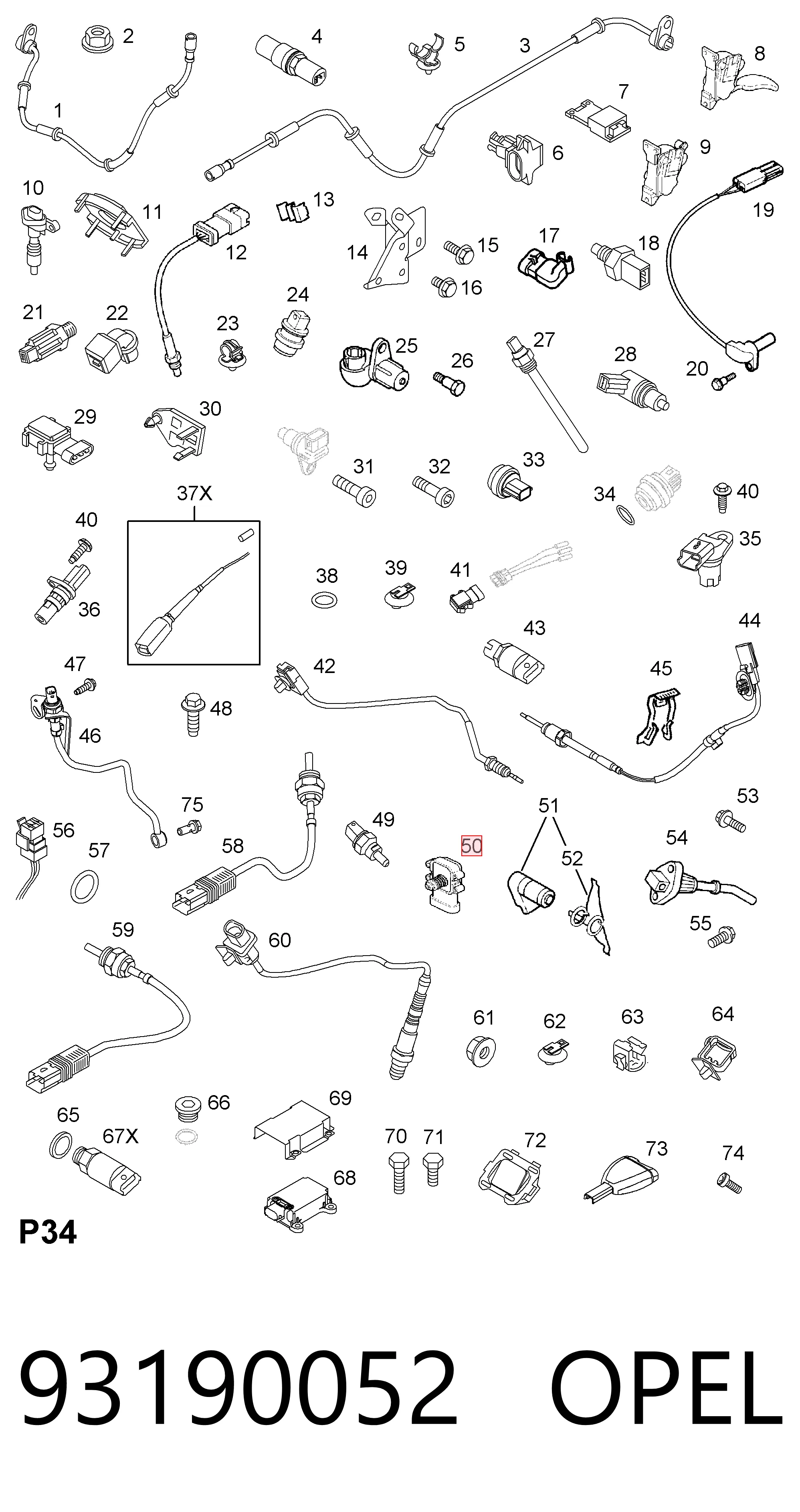93190052 Opel