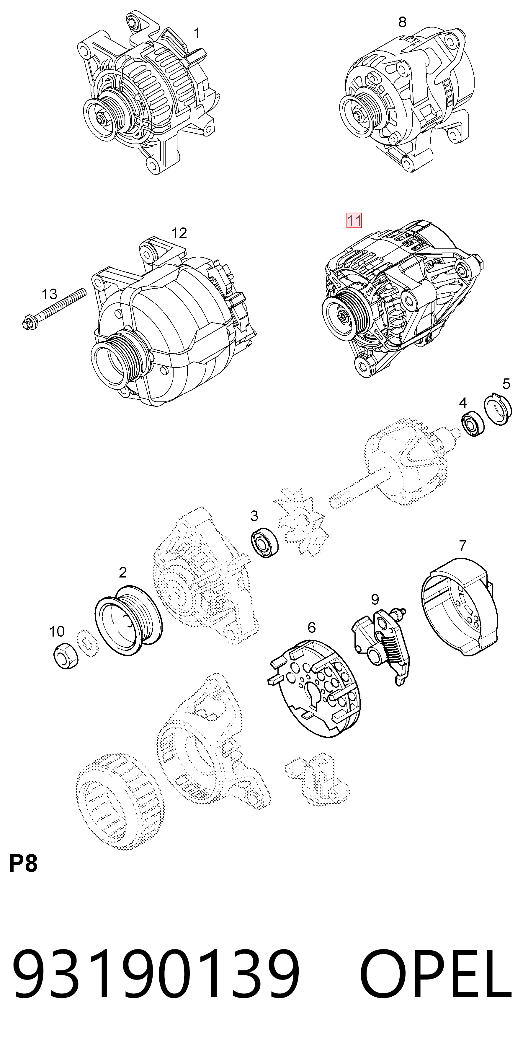 93190139 Opel