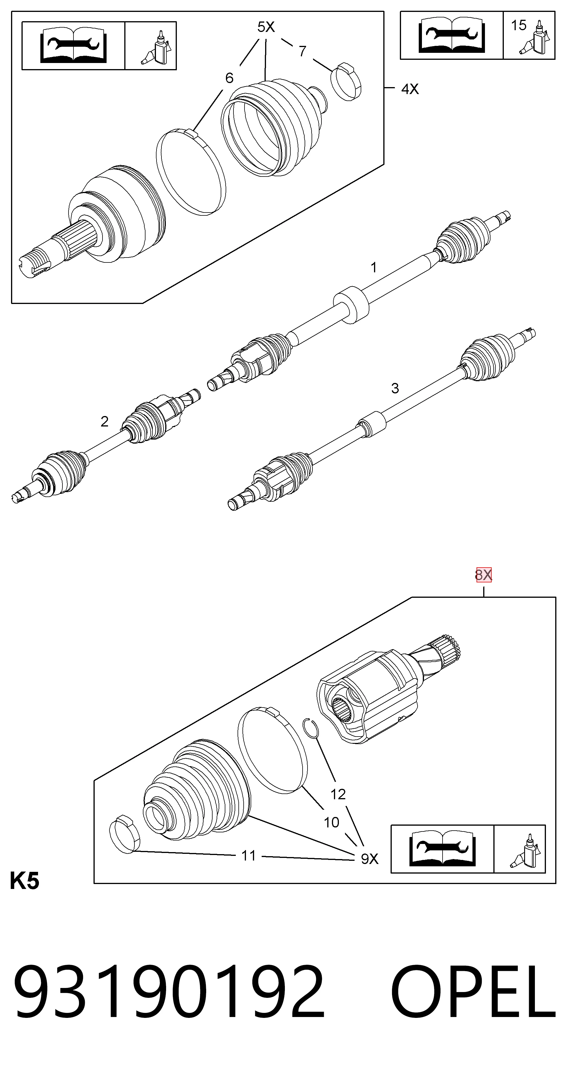 93190192 Opel