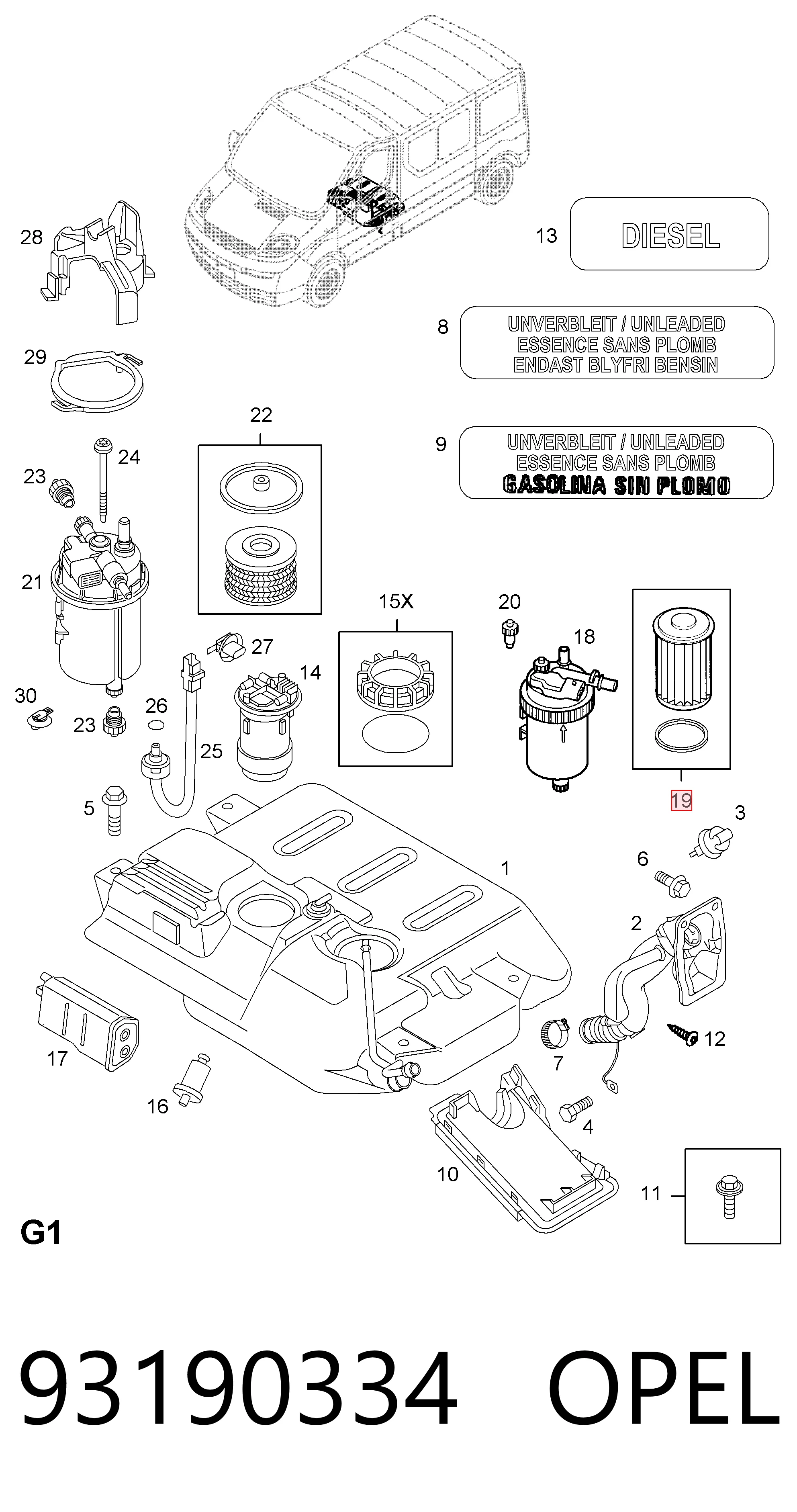 93190334 Opel