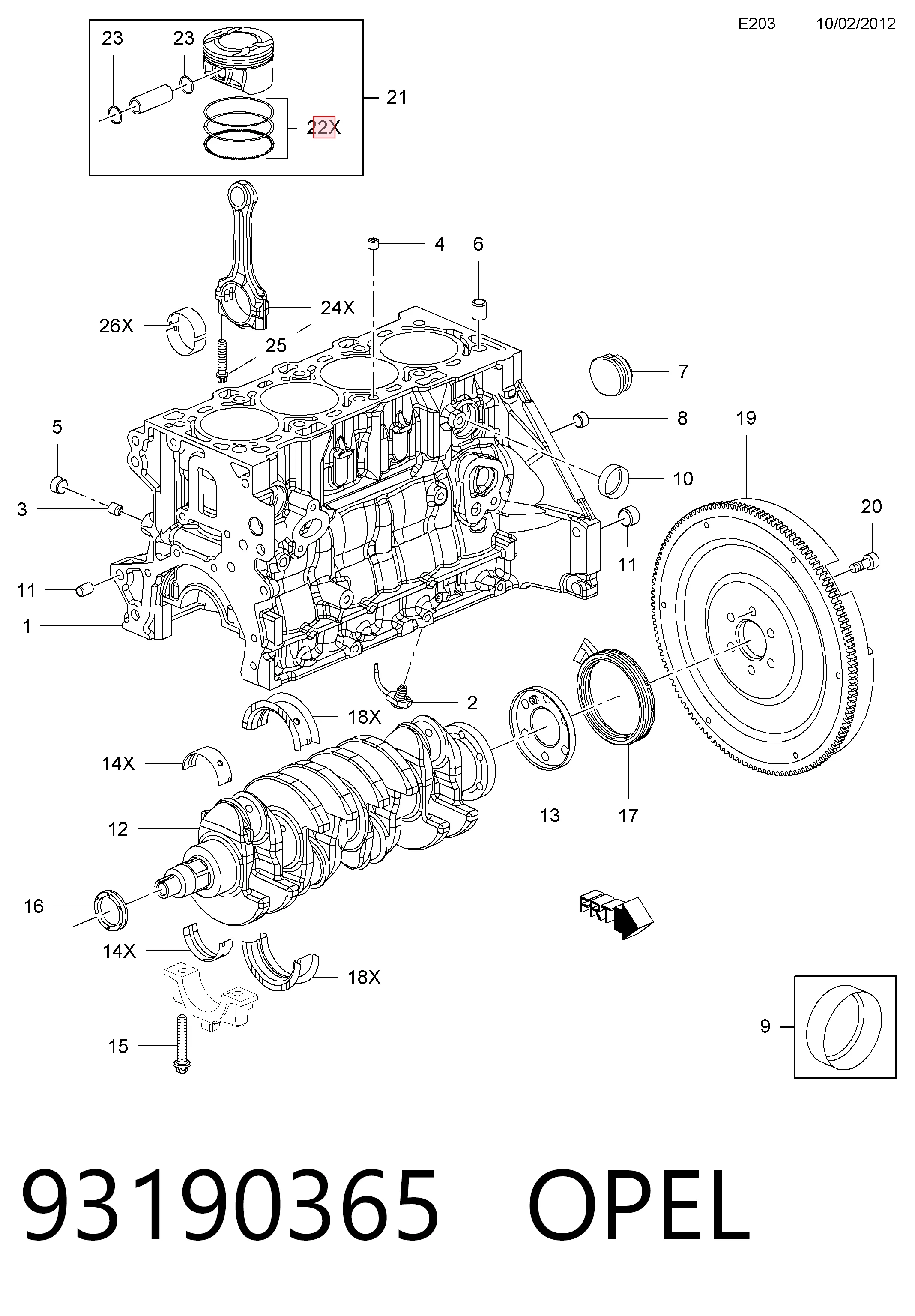 93190365 Opel