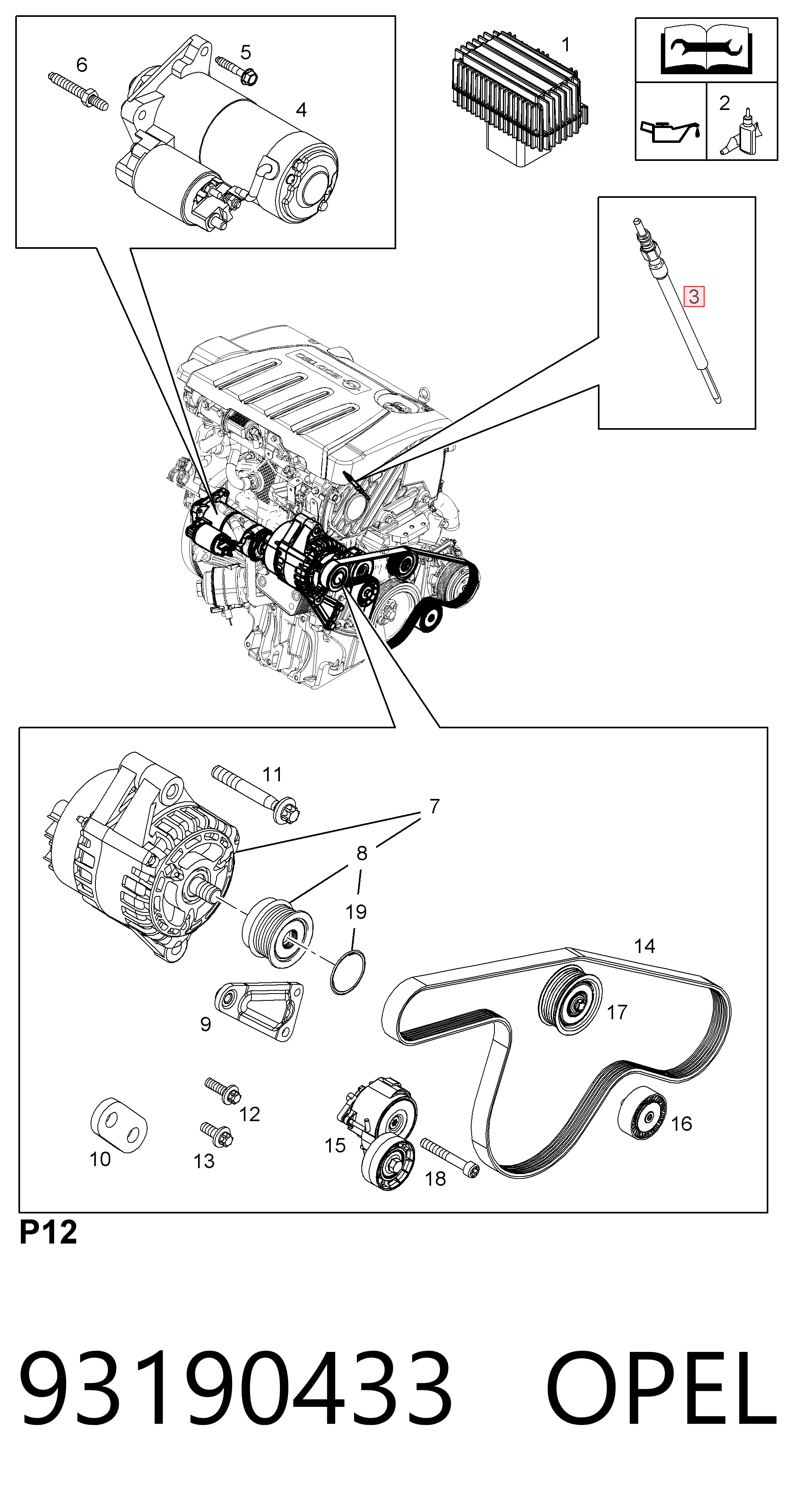 93190433 Opel
