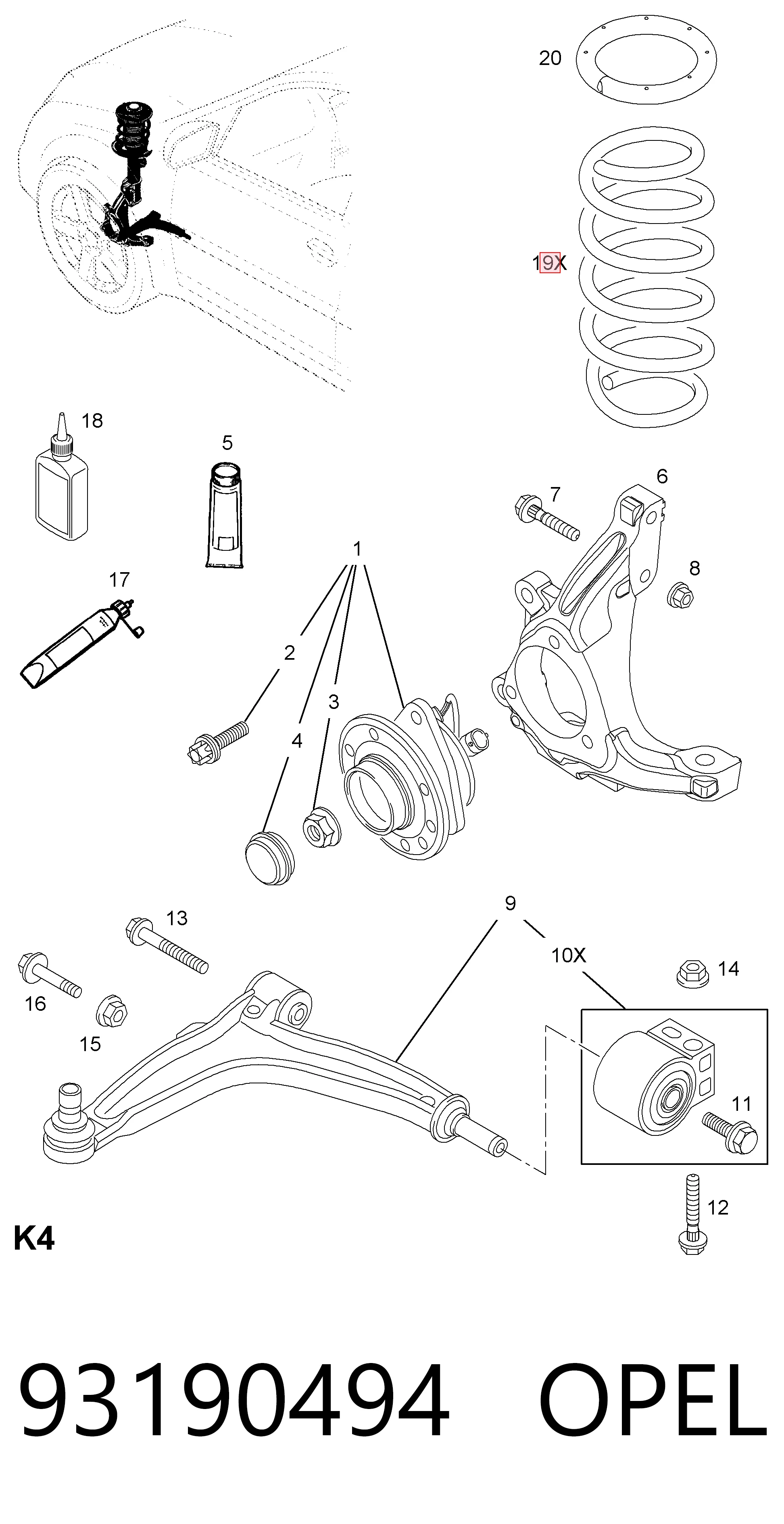 93190494 Opel