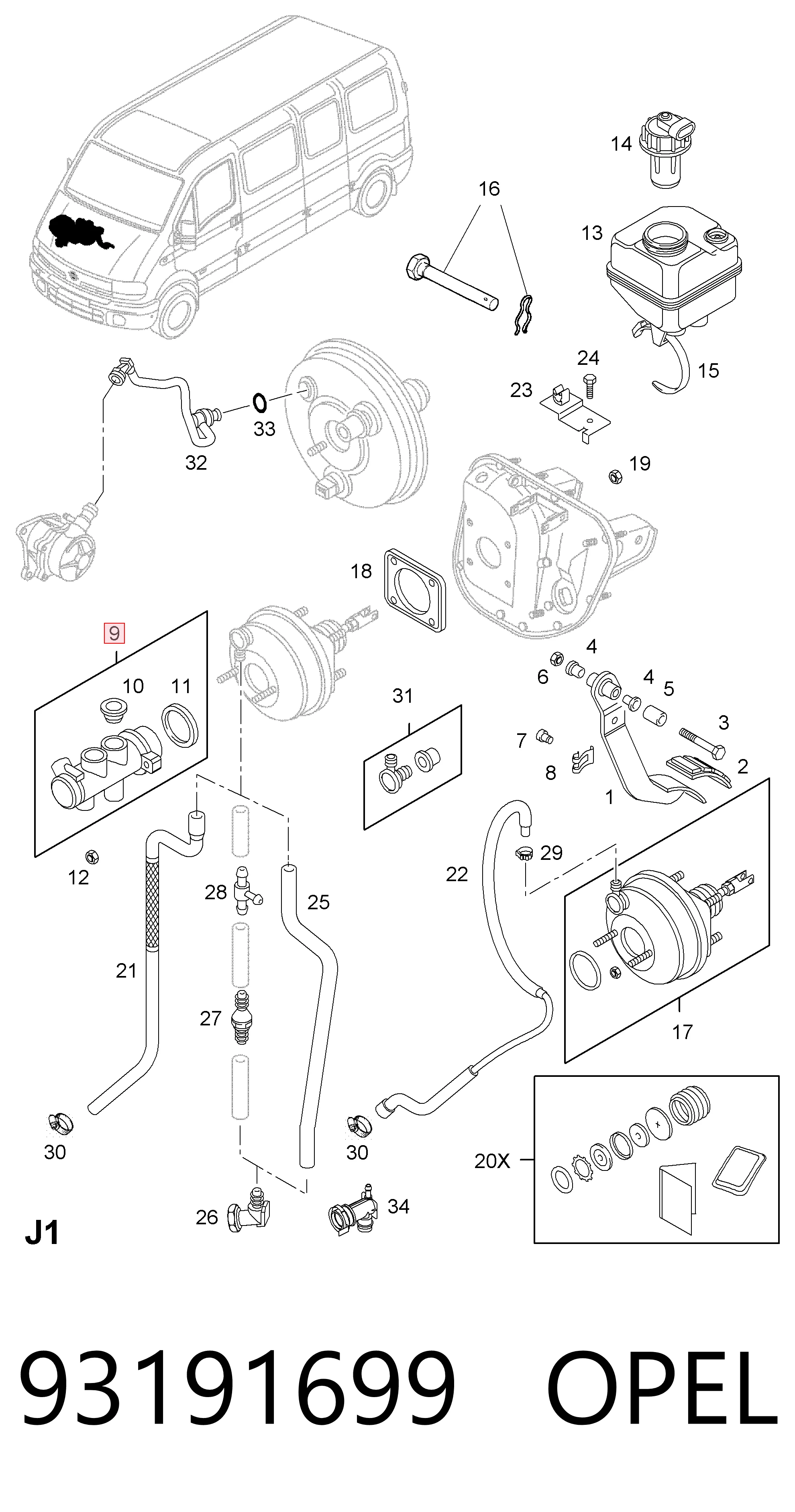 93191699 Opel