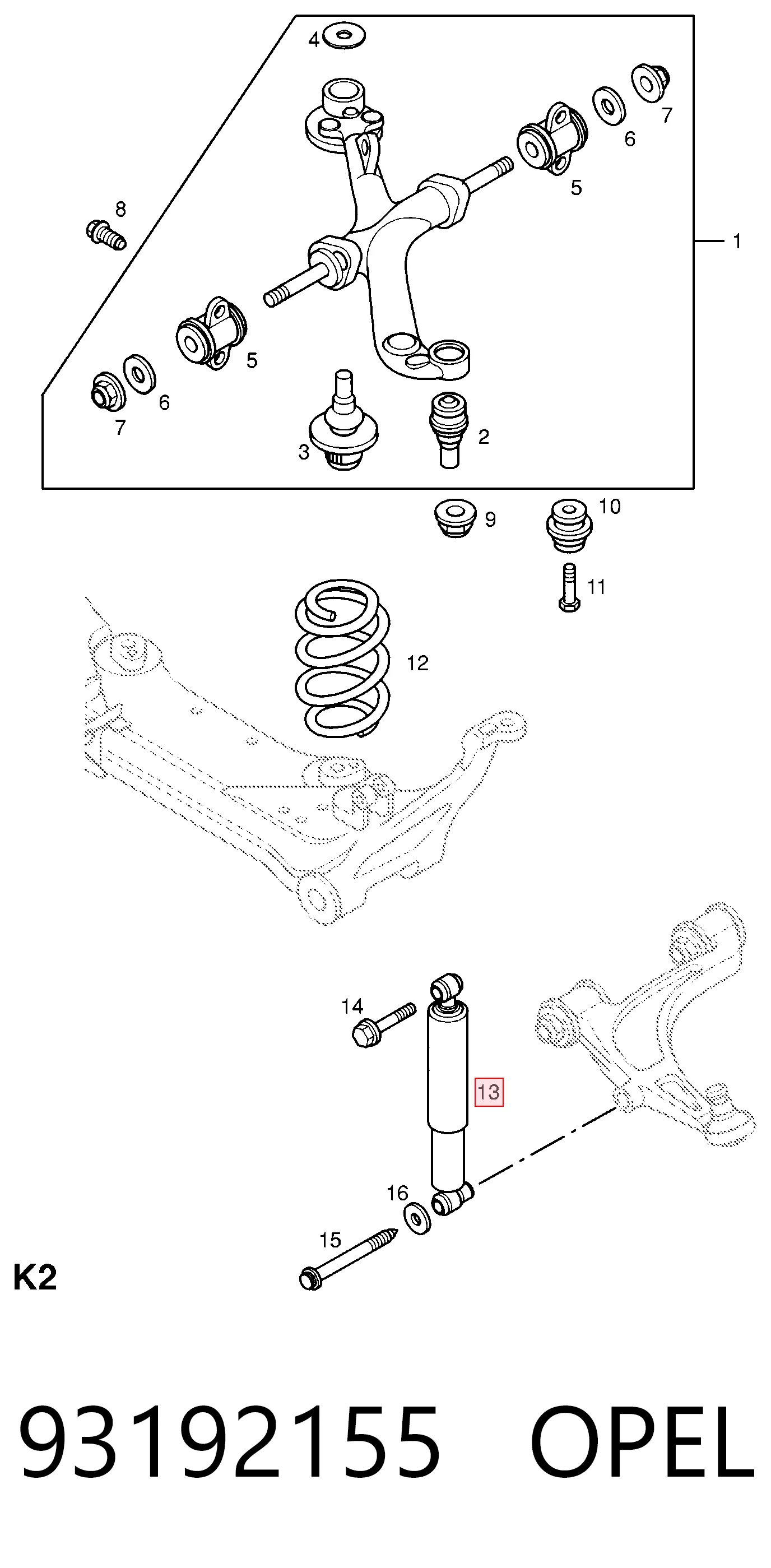 93192155 Opel