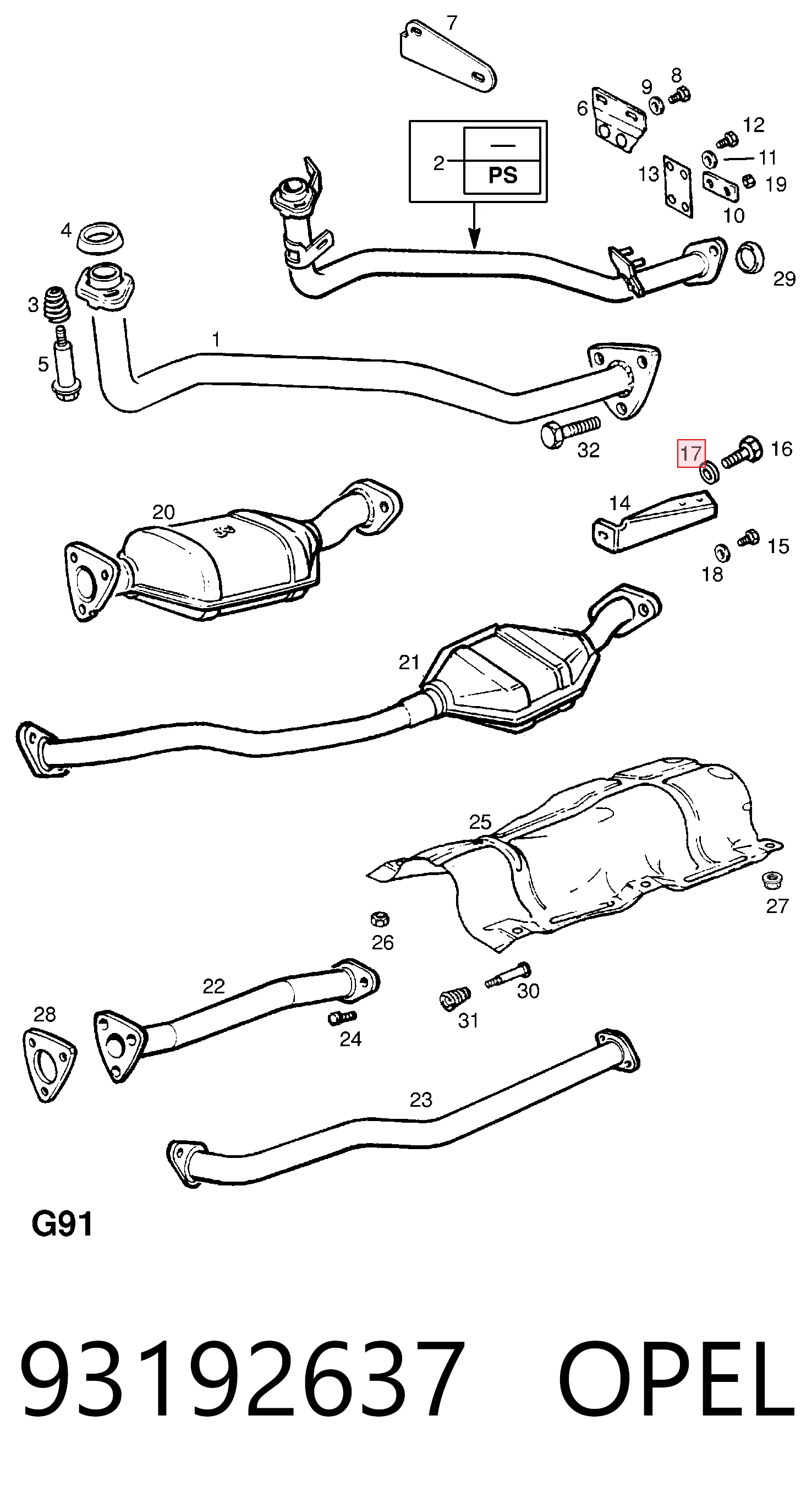 93192637 Opel