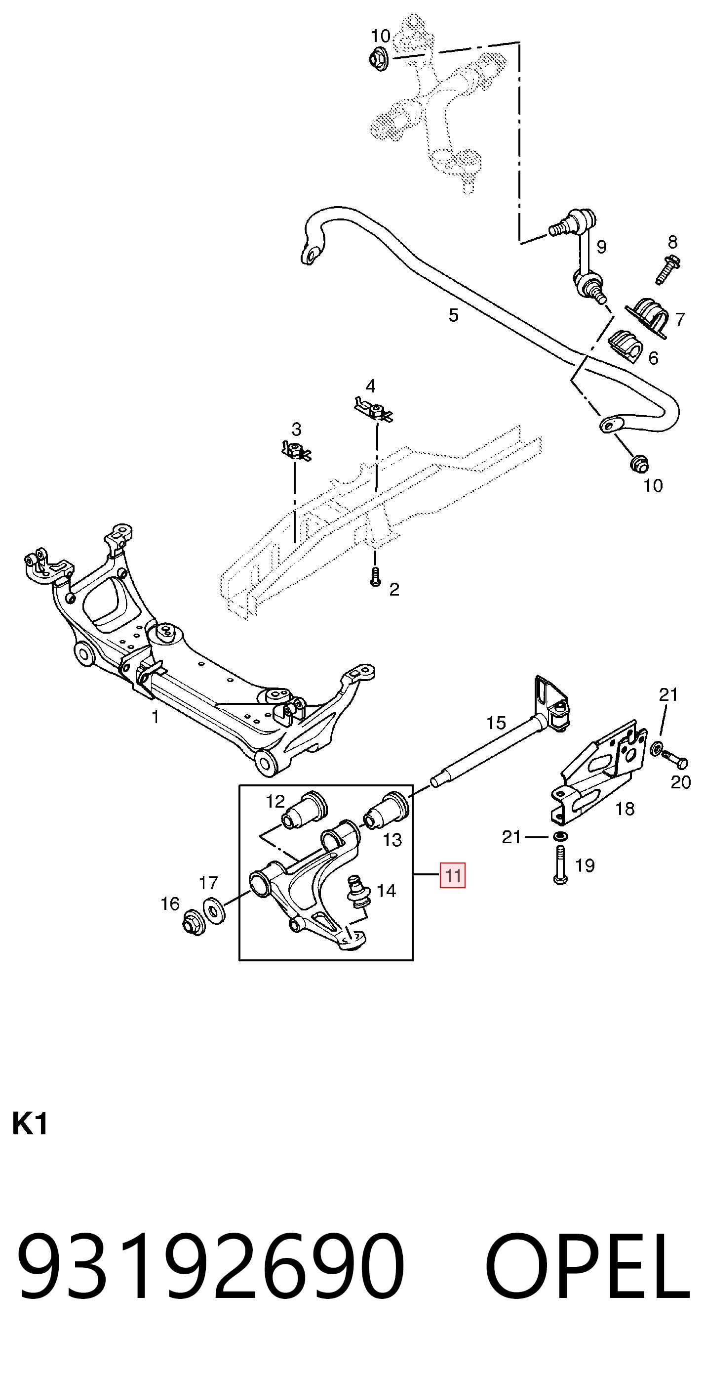 93192690 Opel