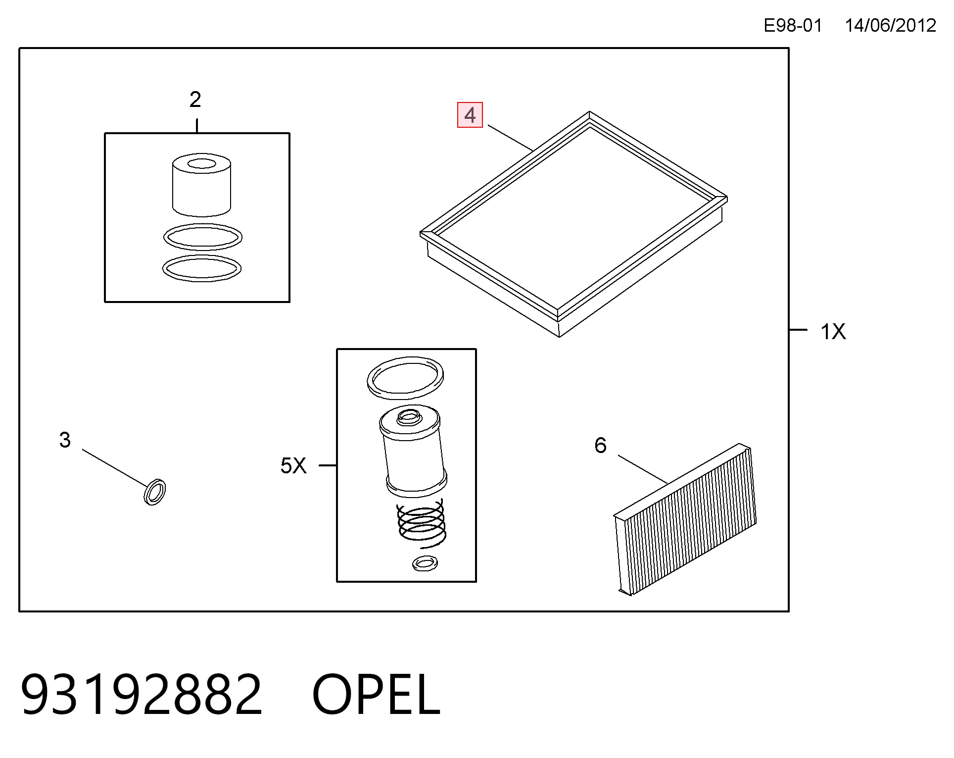 93192882 Opel